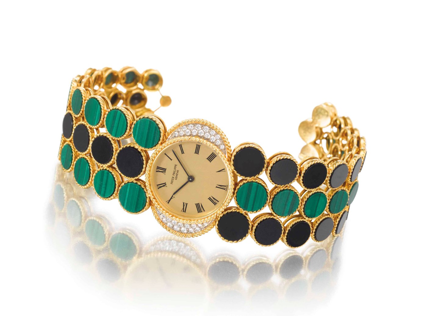patek philippe black and gold