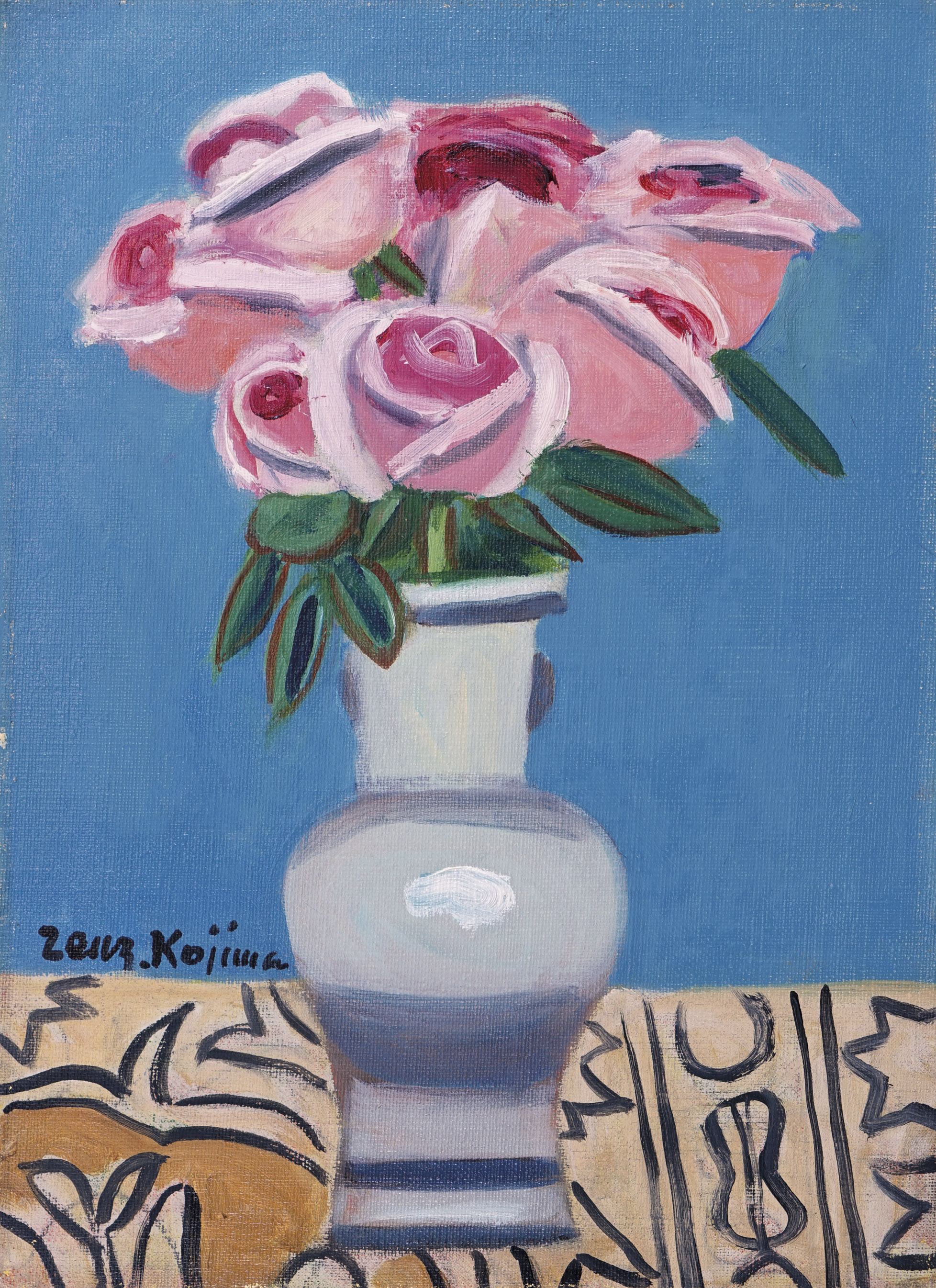 ZENZABURO KOJIMA (Japanese, 1893-1962) , Rose | Christie's