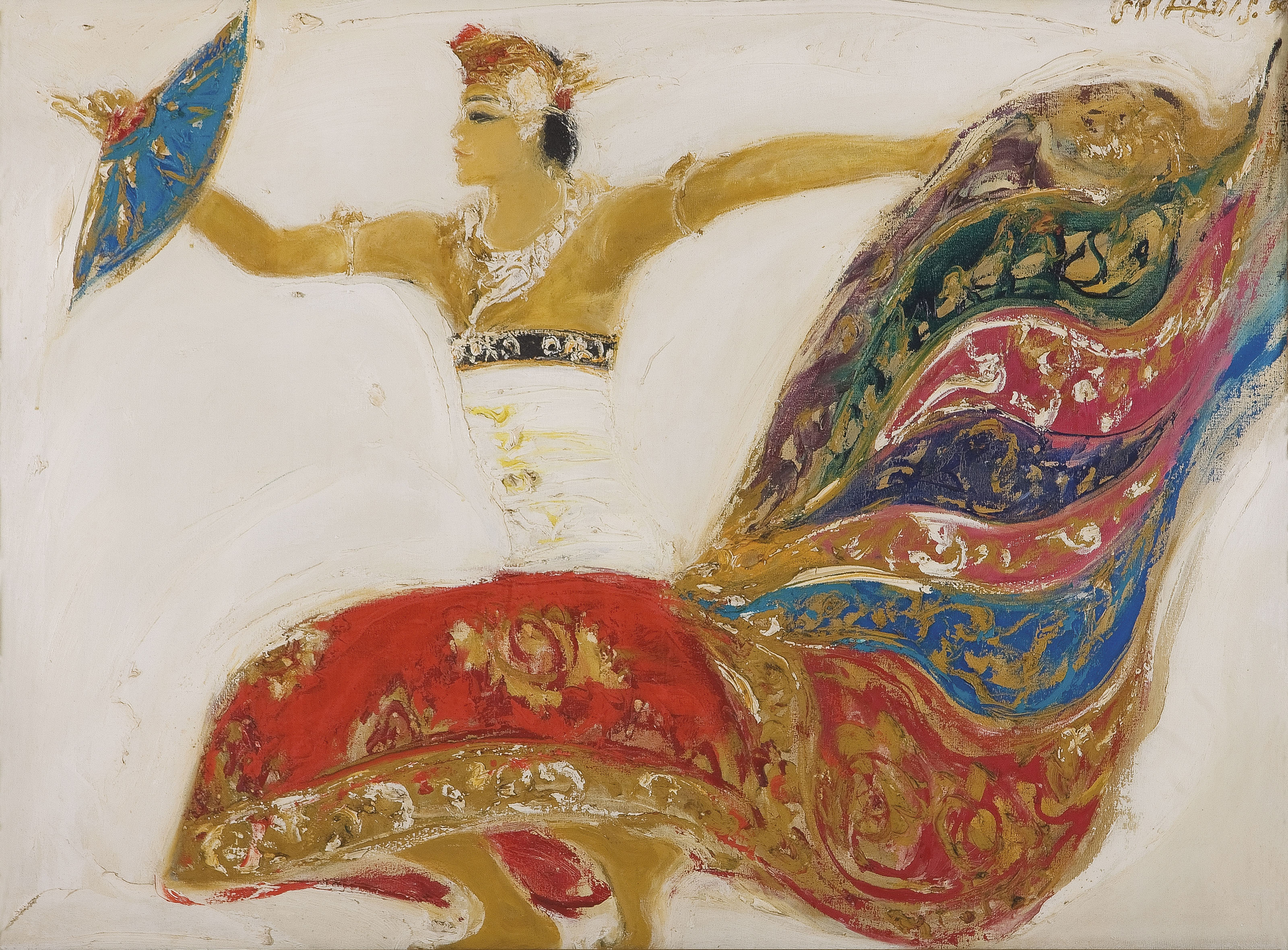 SRIHADI SOEDARSONO (Indonesian, B.1931) , Tari Kebyar (Kebyar Dance