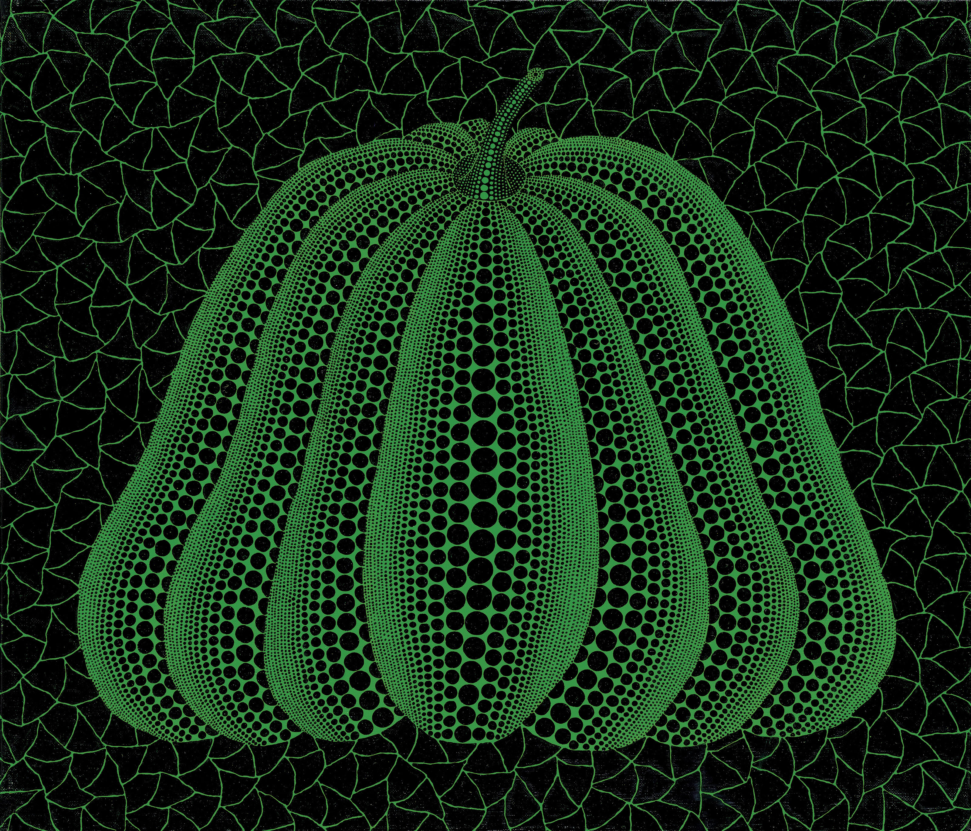 YAYOI KUSAMA (Japanese, B. 1929) , Pumpkin Green [TOWHT] Christie's