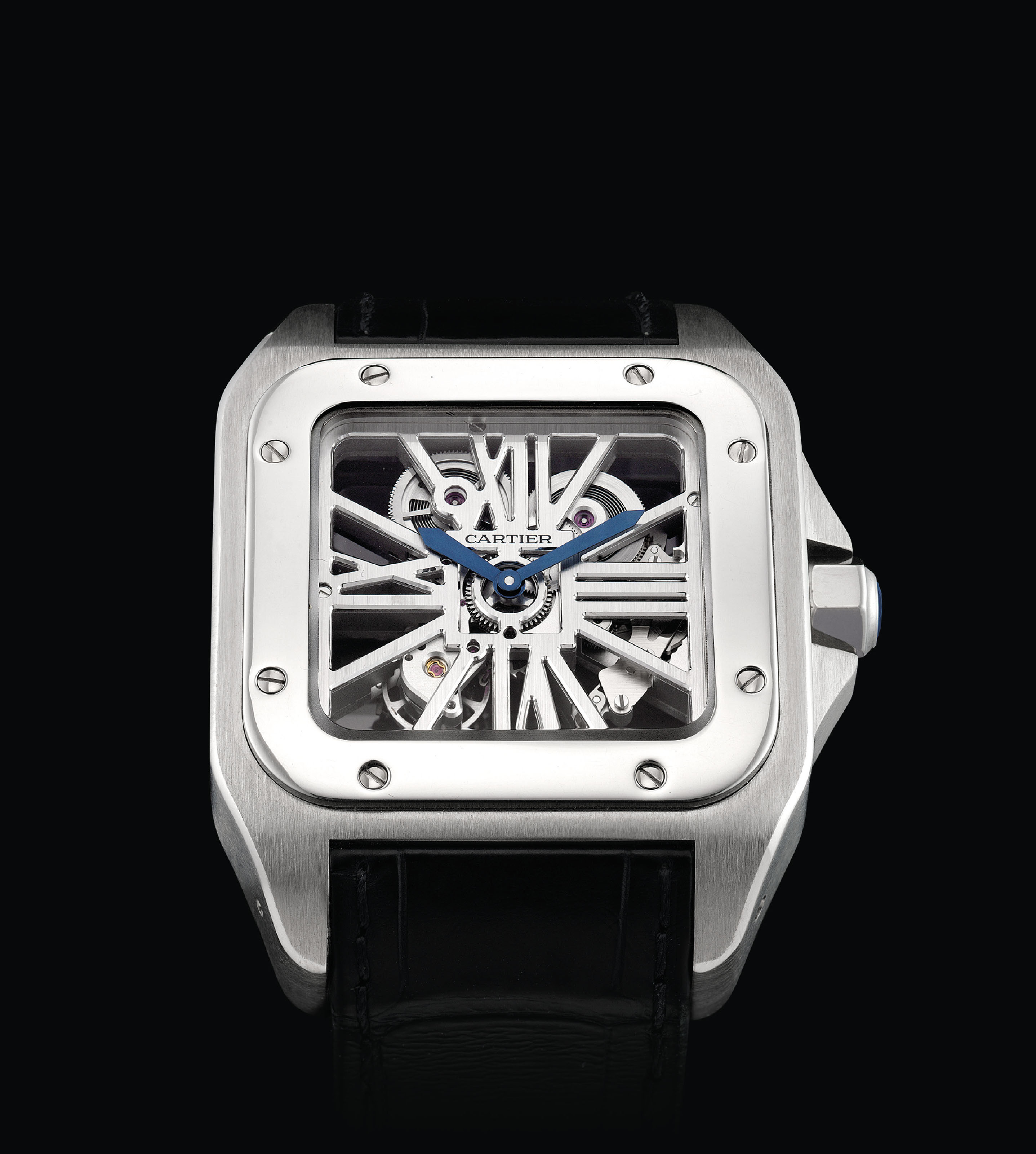 louis vuitton skeleton watch