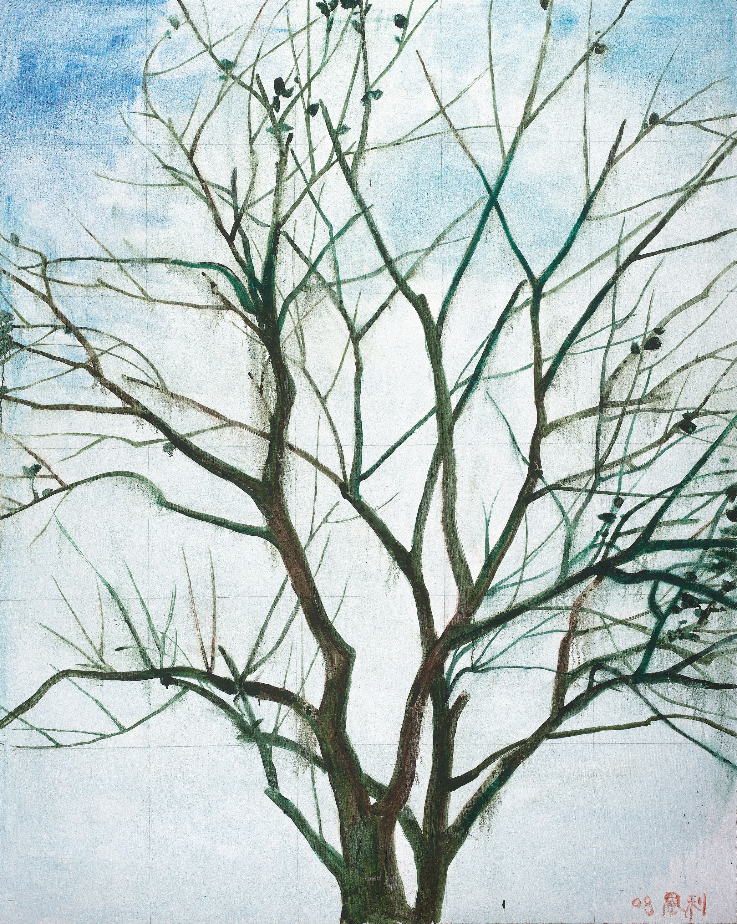 YOSHITOMO NARA (Japanese, B. 1959), Mädchen mit den Winkerfaggen