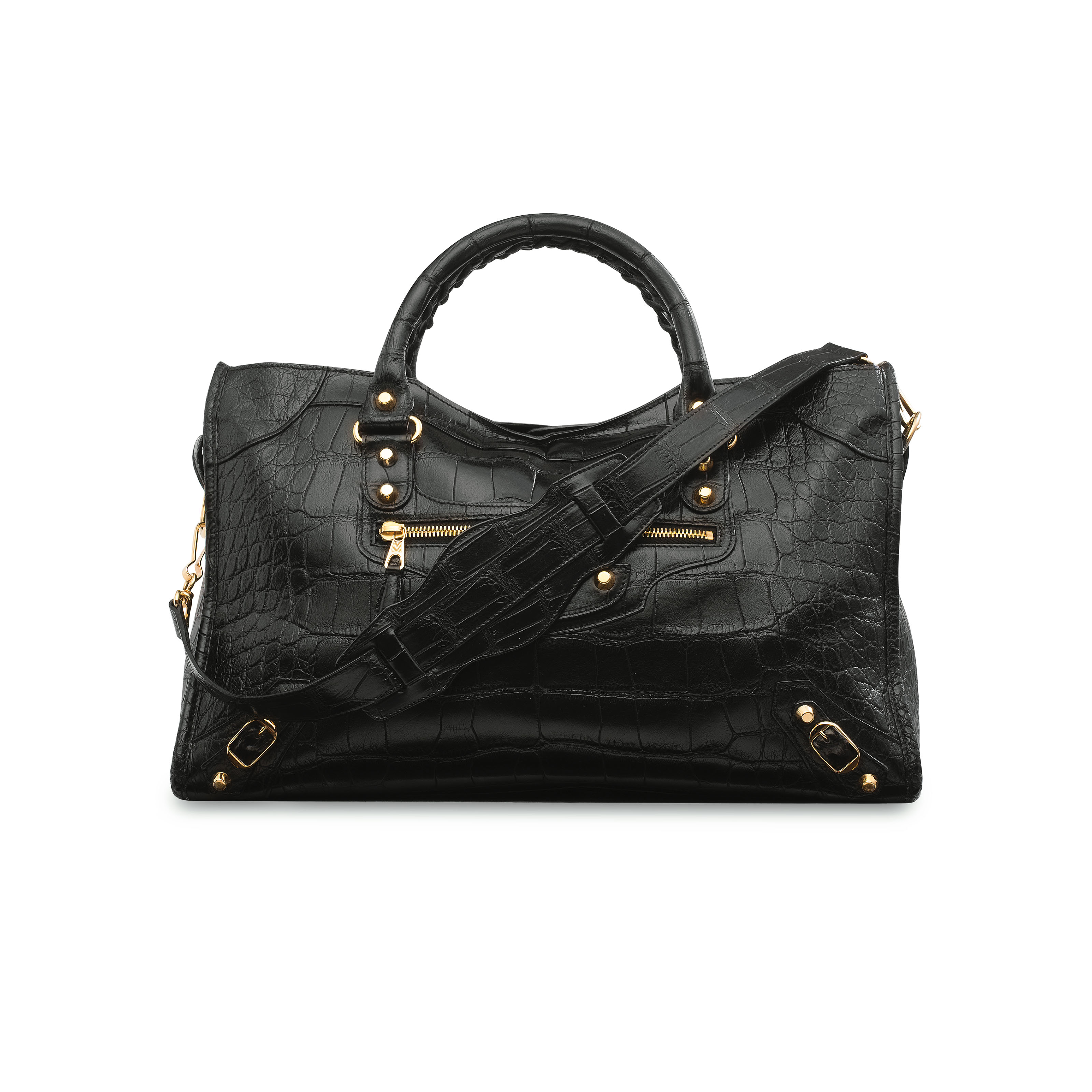 Balenciaga crocodile city bag sales
