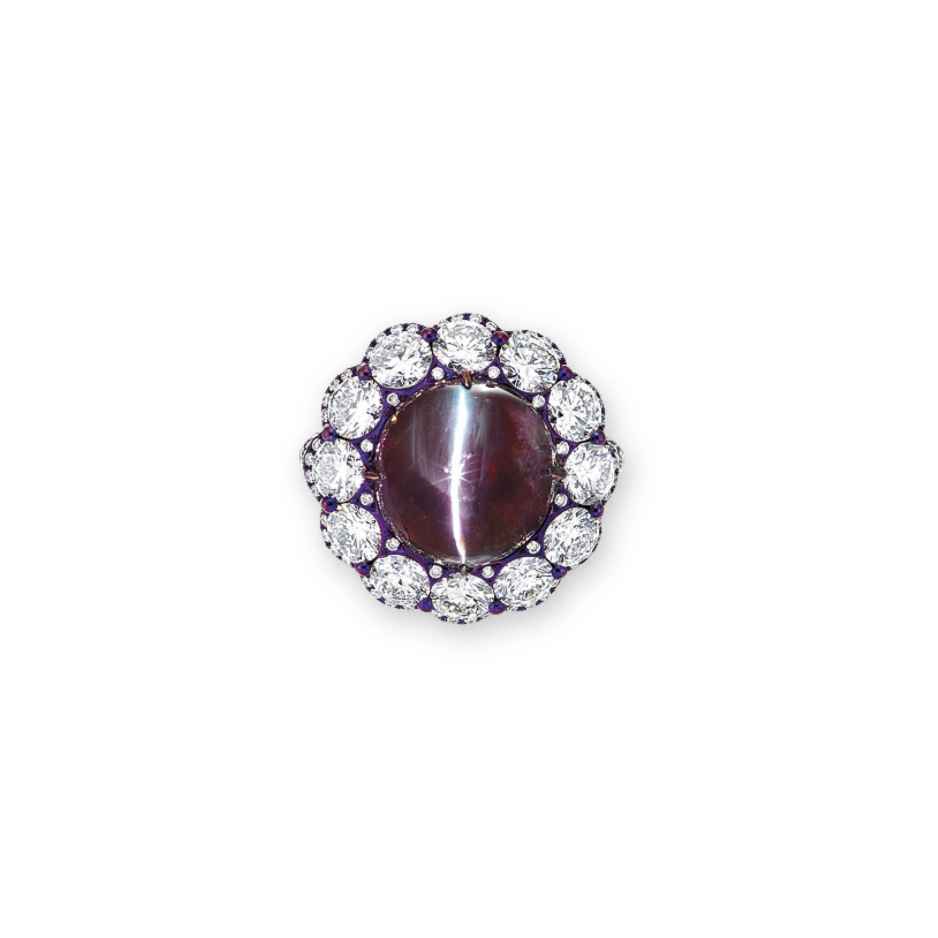 A CAT S EYE ALEXANDRITE AND DIAMOND RING Christie s