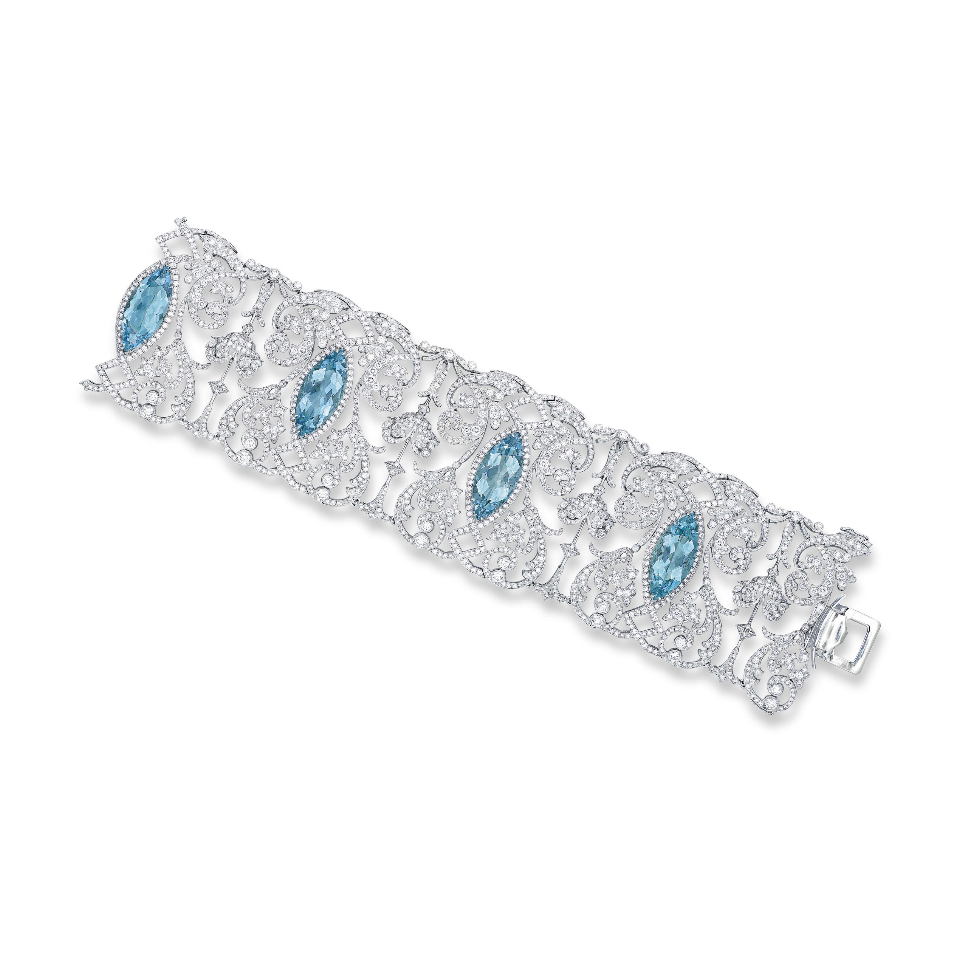 tiffany aquamarine bracelet