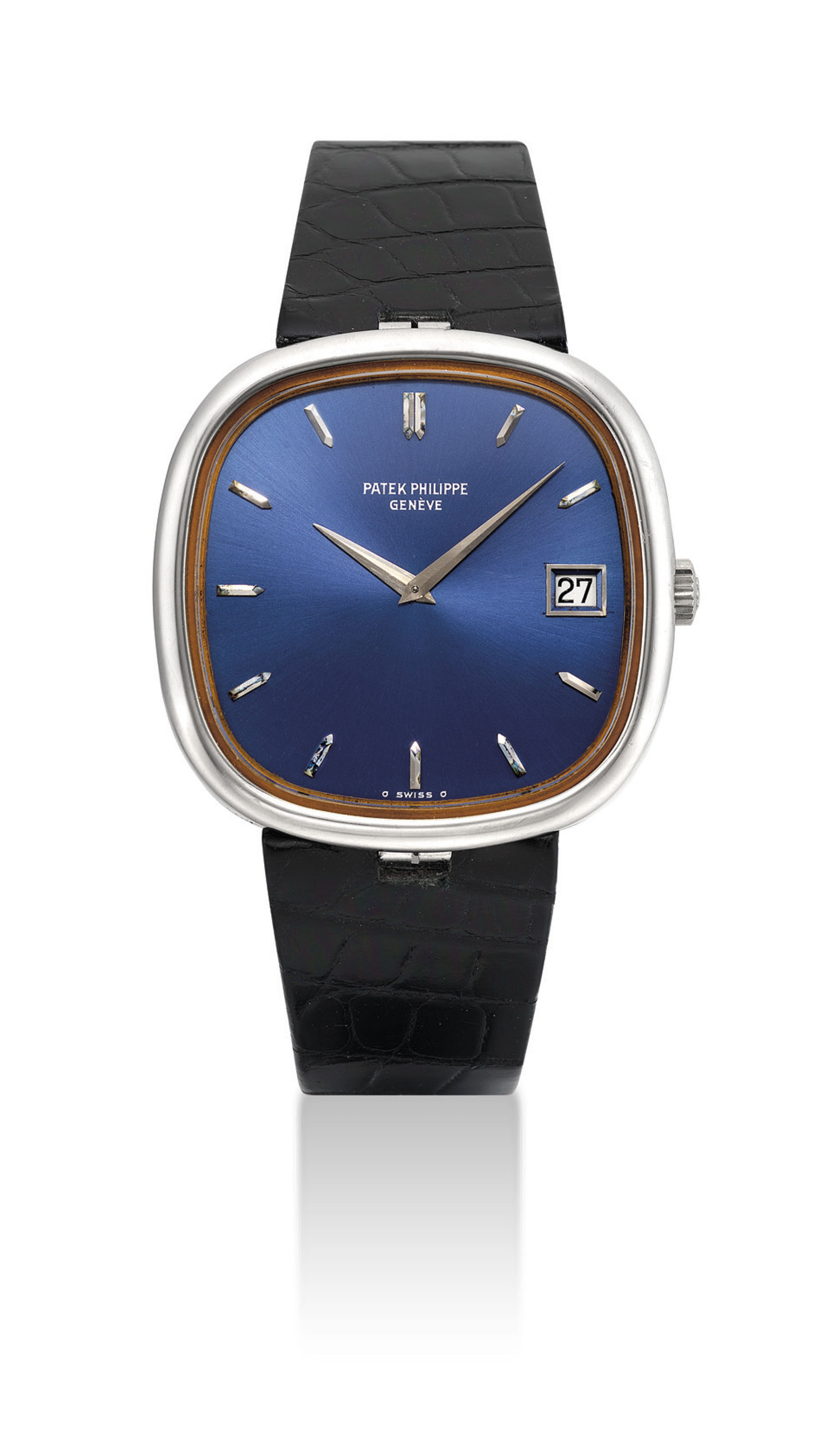 patek philippe white gold automatic watch ref 3604