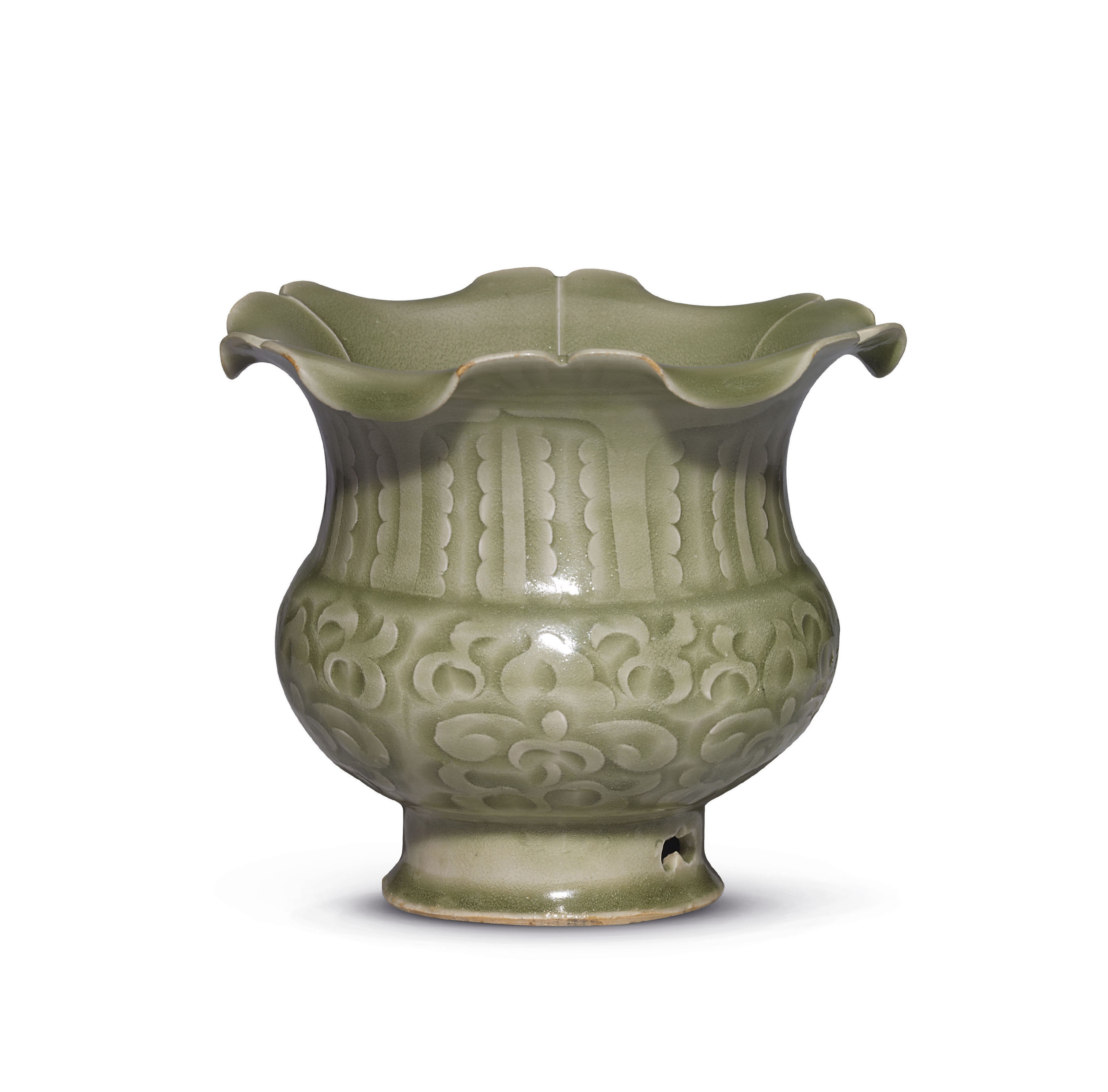北宋耀州窯刻花盌一對, NORTHERN SONG DYNASTY, 11TH-12TH
