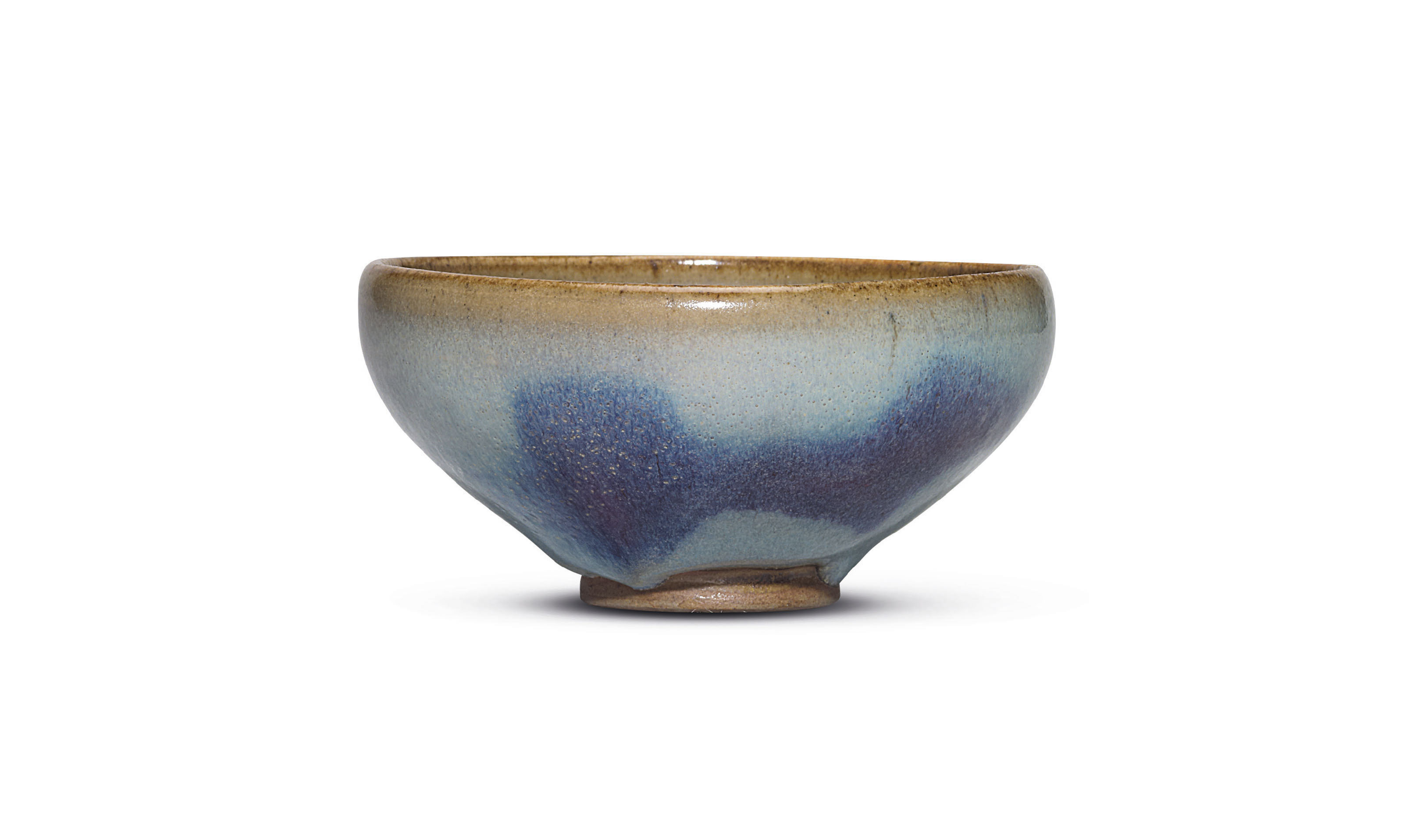 鈞窯天藍釉紫斑陵花盤 宋時代 唐物 中国古玩 中国美術 A904 鈞窯天藍釉紫斑陵花盤 宋時代 唐物 中国古玩 中国美術