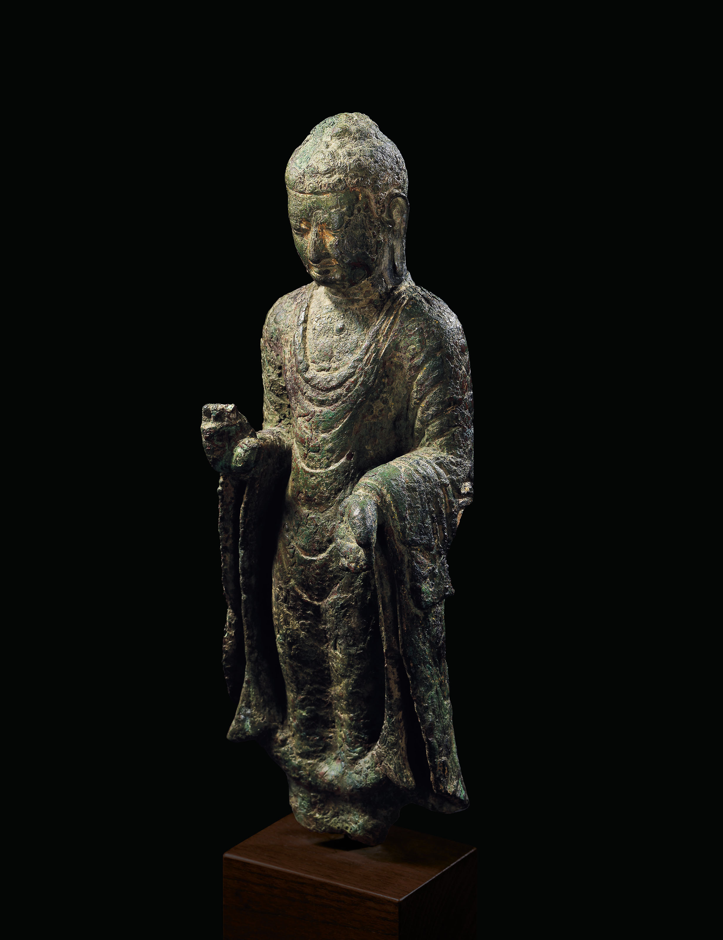 北朝六世紀 銅佛立像, CHINA, NORTHERN DYNASTIES, 6TH CENTURY