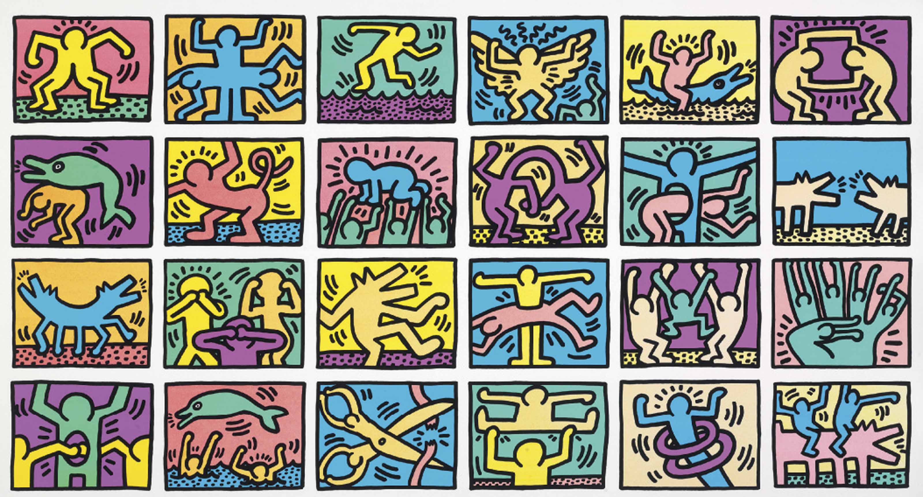 KEITH HARING , Retrospect Christie's