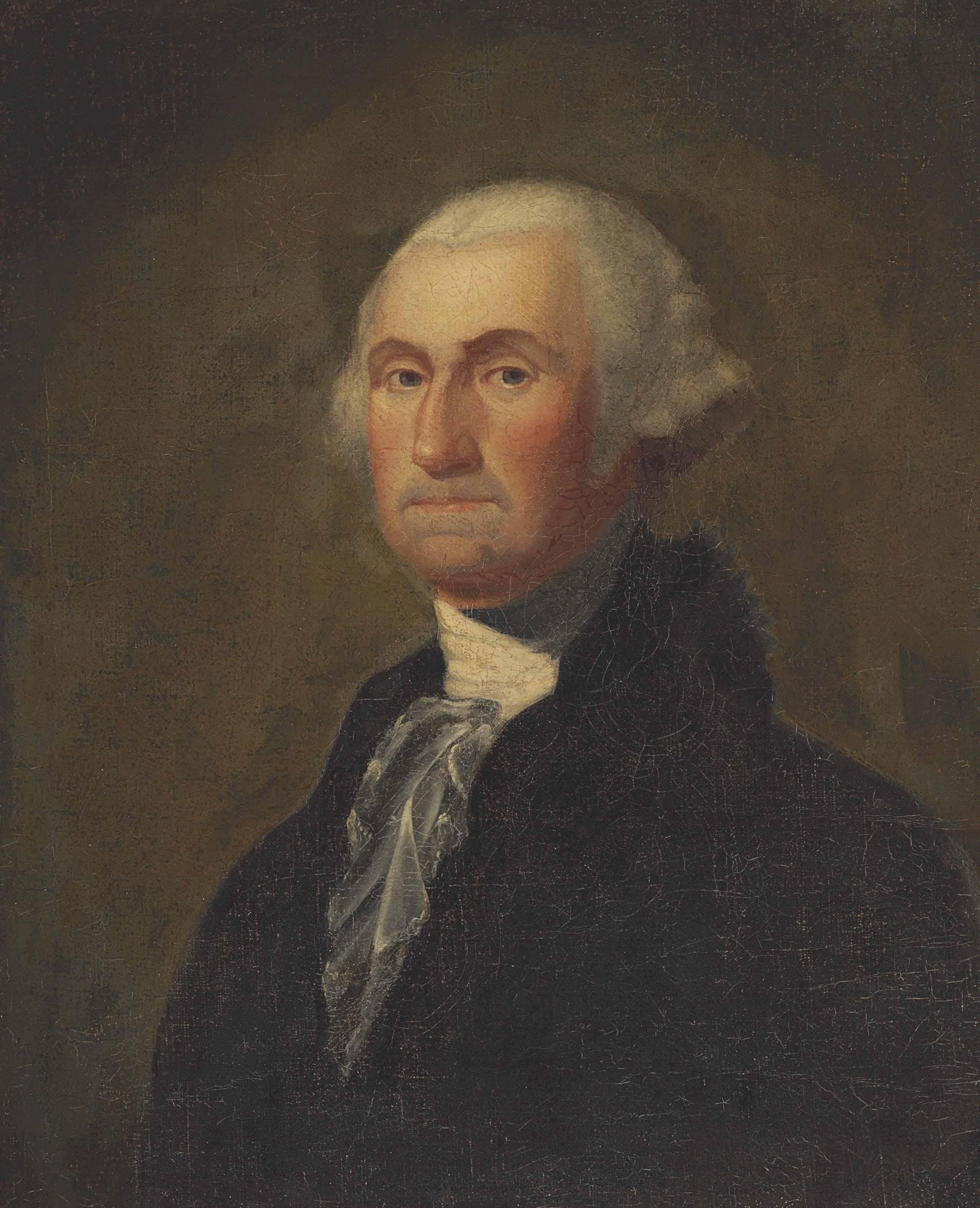 After Gilbert Stuart 19th Century Portrait Of George Washington