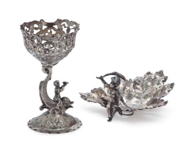 german silver goblets