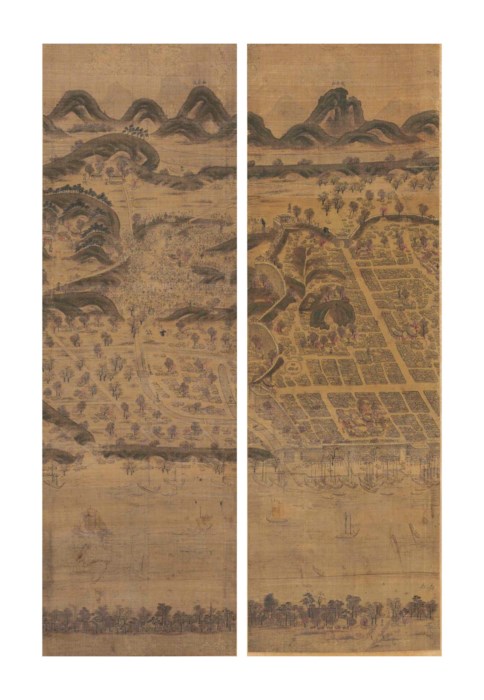 Anonymous (Korea, 18th century), Map of Pyongyang | Christie's