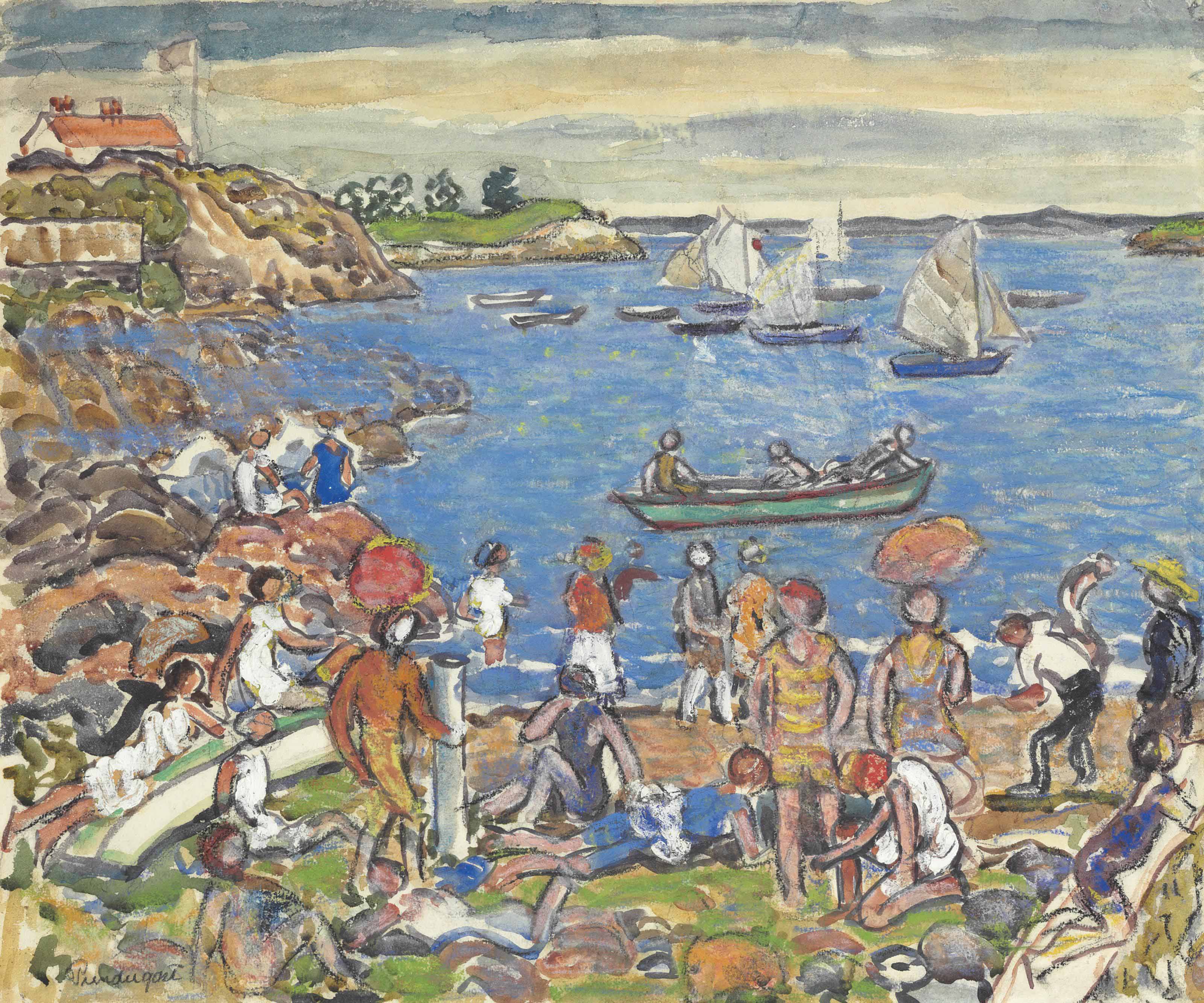 Вокруг картины. Морис Брэзил Прендергаст canal. Морис Брэзил Прендергаст Elephant. Морис Бразил Прендергаст self portrait. Бразилии 1858.