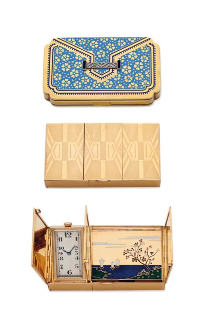 TWO ART DECO VANITY CASES Christie s