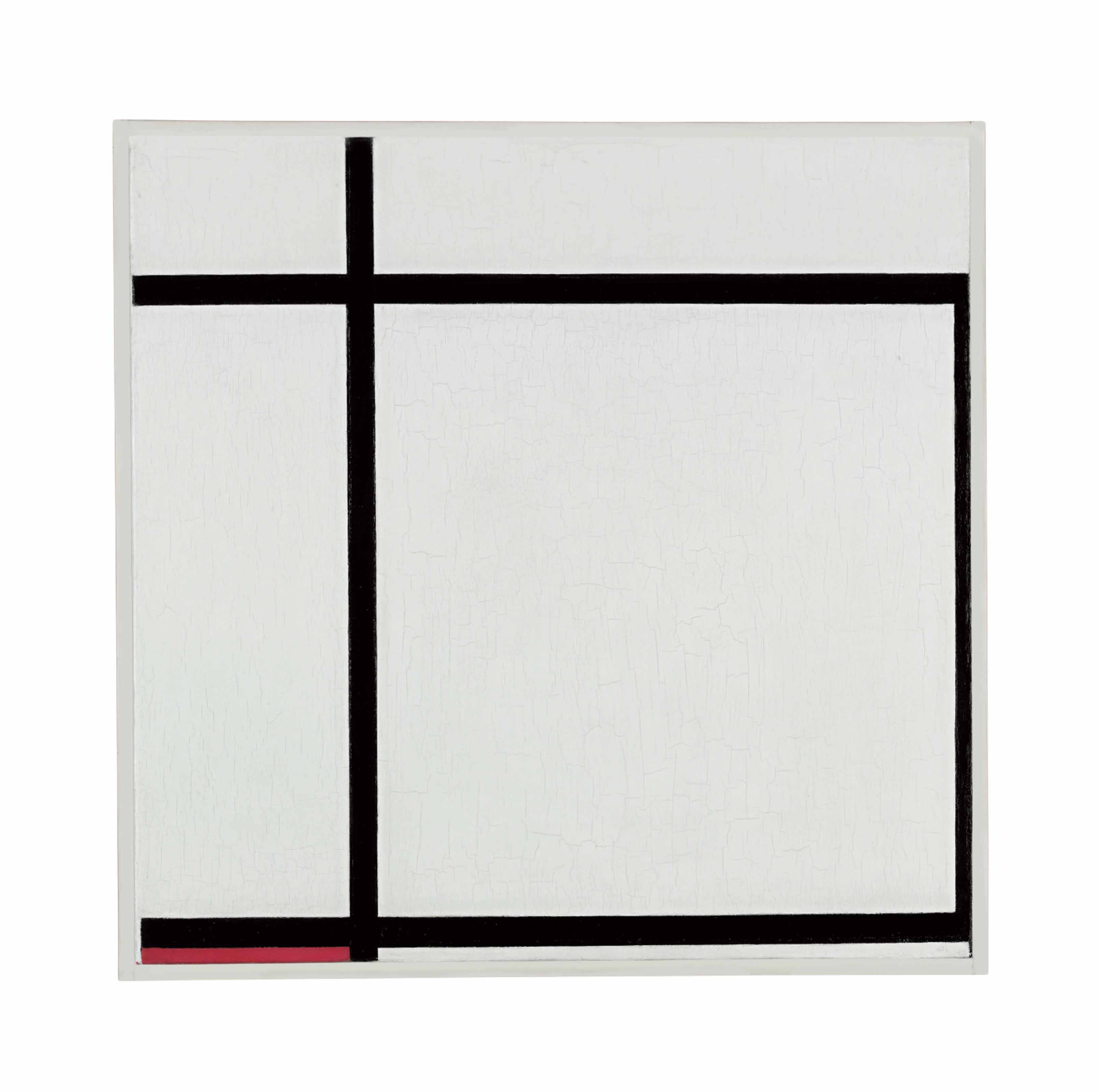 Komposition II, with Red, 1926
