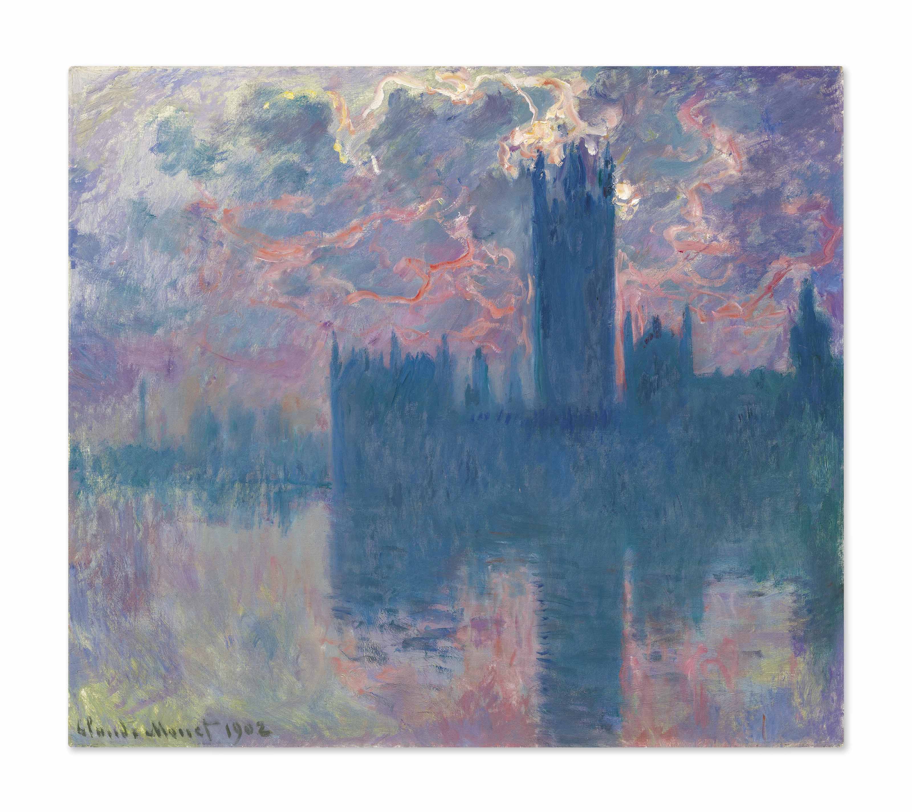 Claude Monet 1840 1926 Le Parlement Soleil Couchant The Houses Of Parliament At Sunset 1900s Paintings Christie S