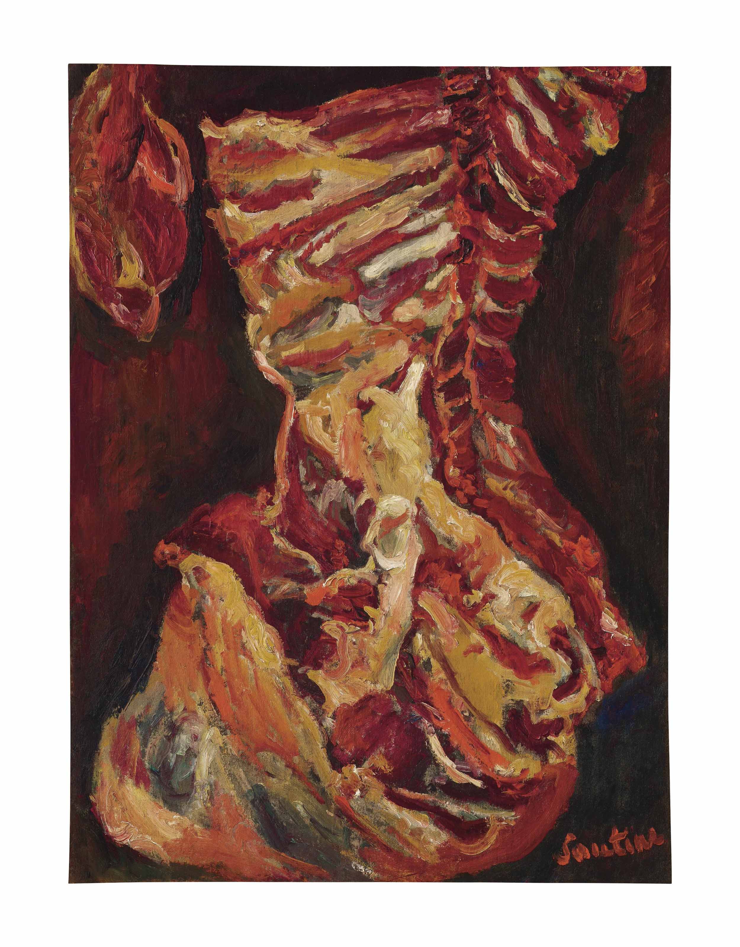 Chaim Soutine (18931943) , Le Bœuf Christie's