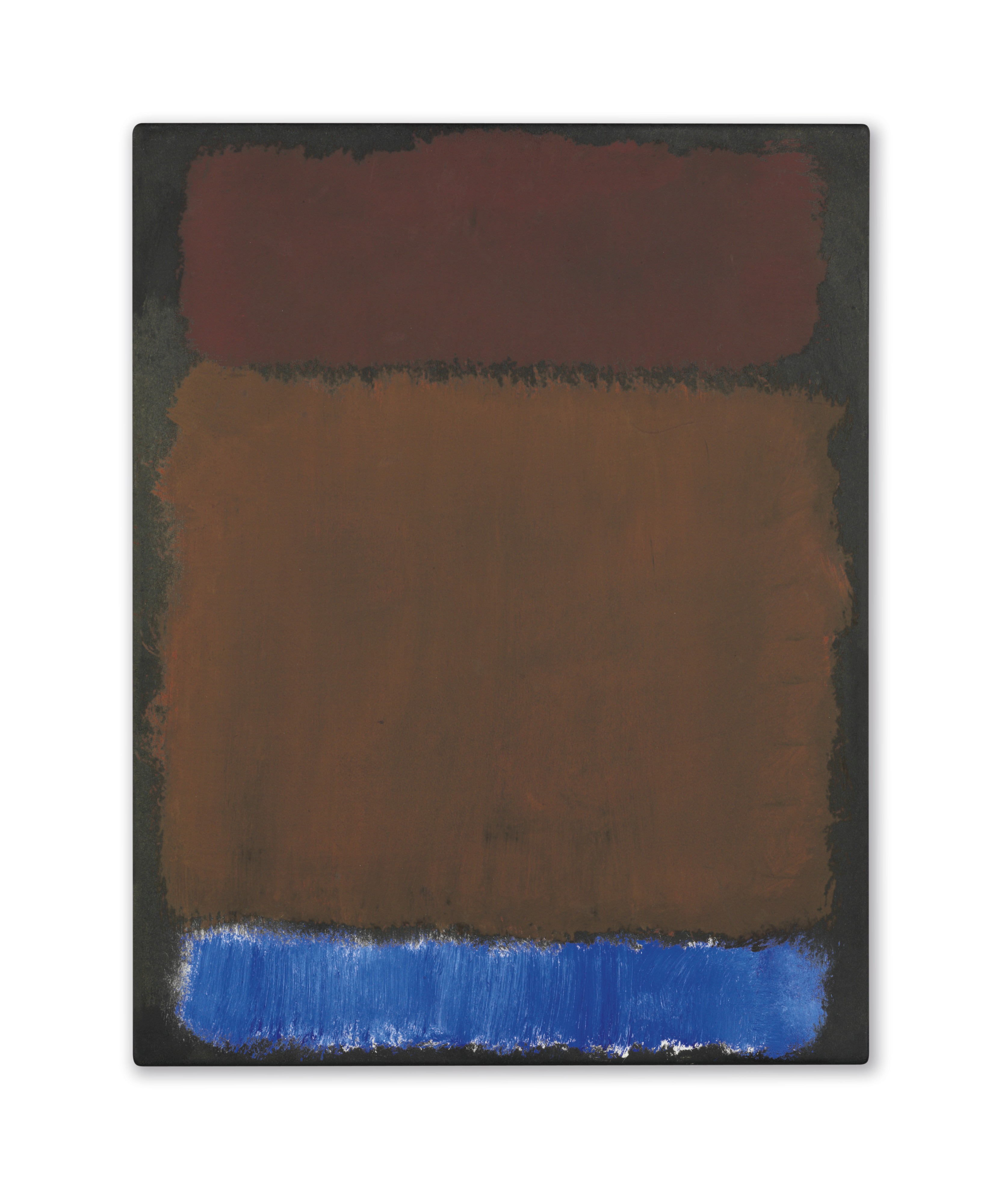 Wine, Rust, Blue on Black
