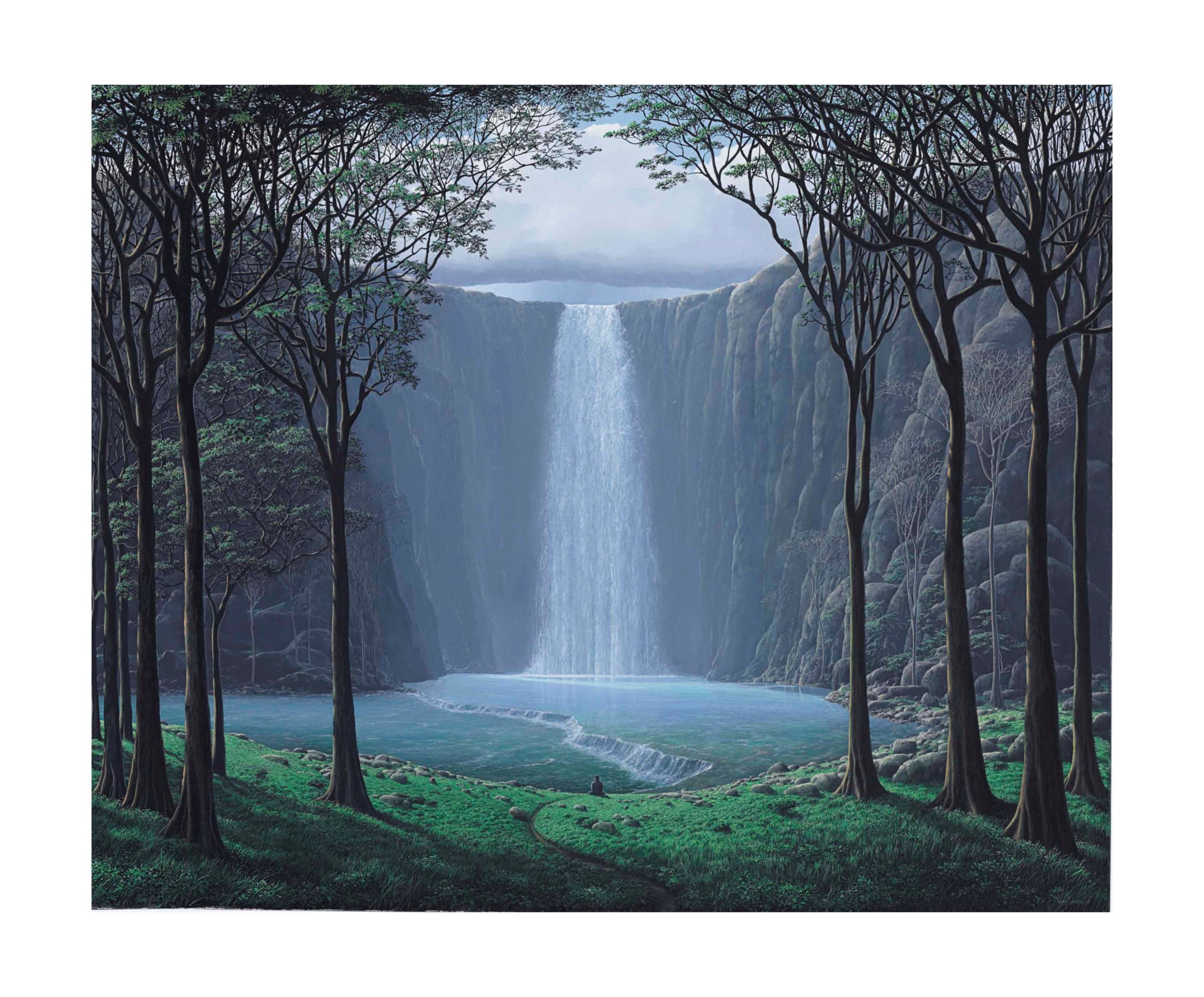 Tomás Sánchez (Cuban b. 1948), Oír las aguas Christie's