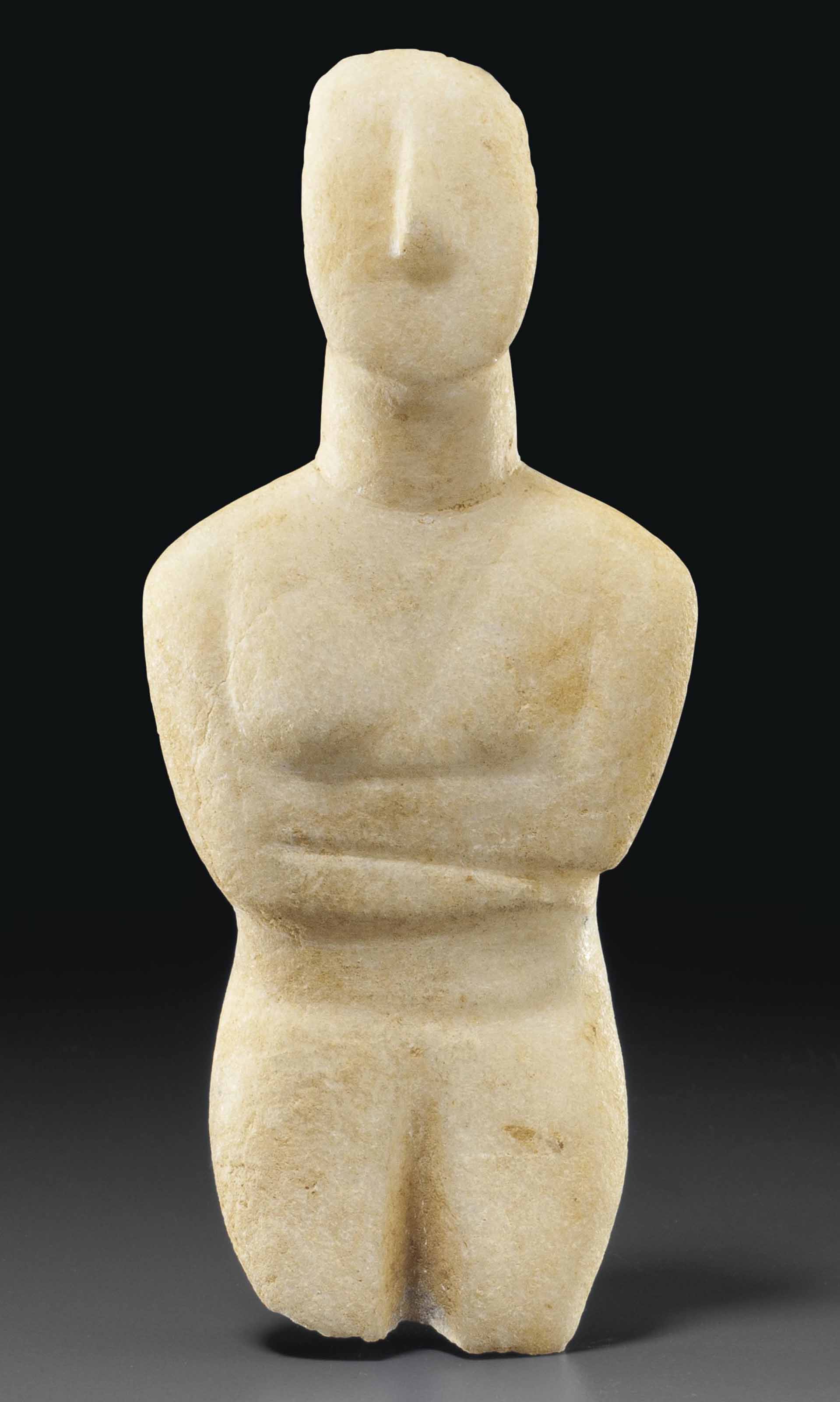 cycladic marble figures