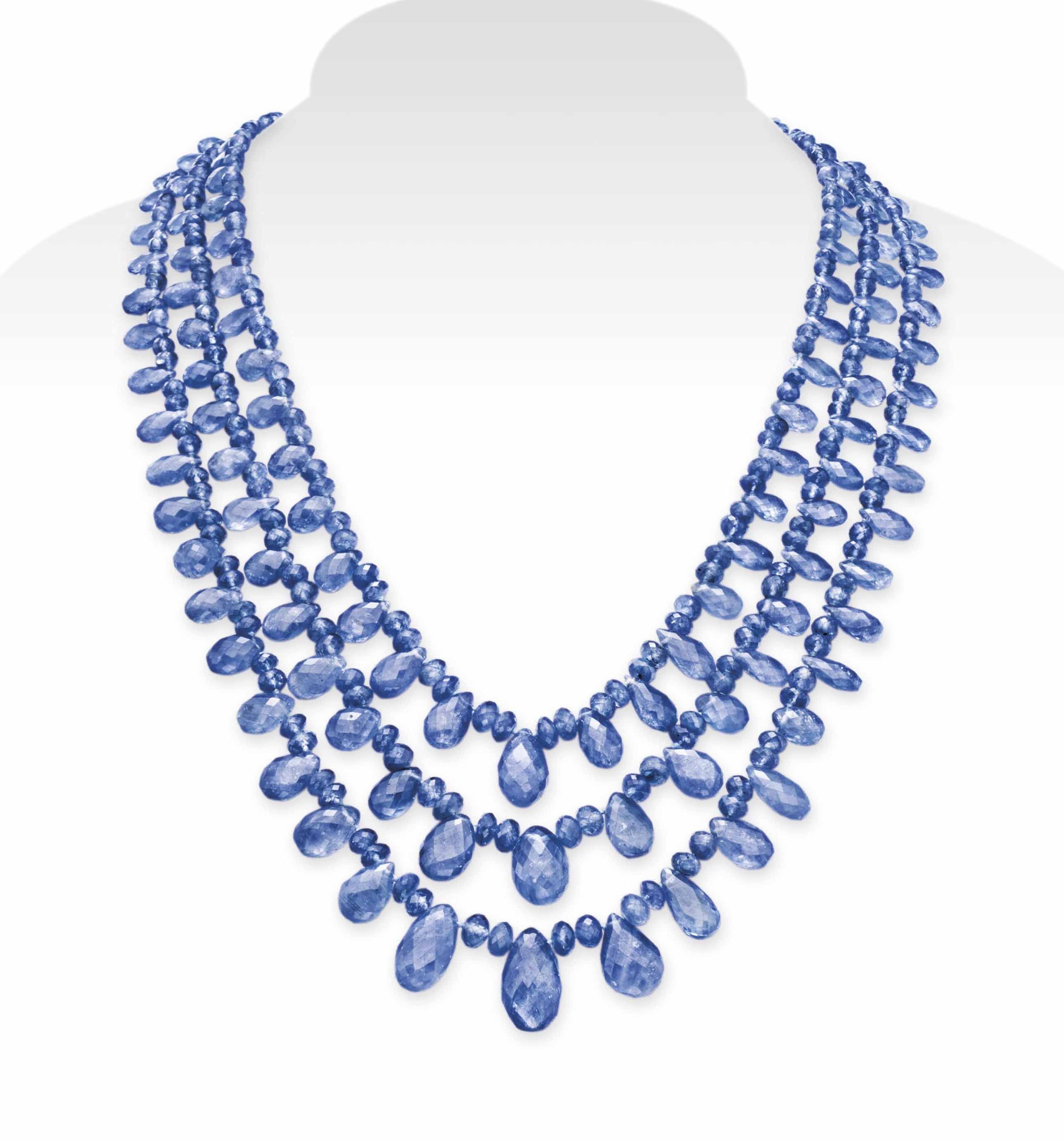 A SAPPHIRE BEAD NECKLACE | Christie's