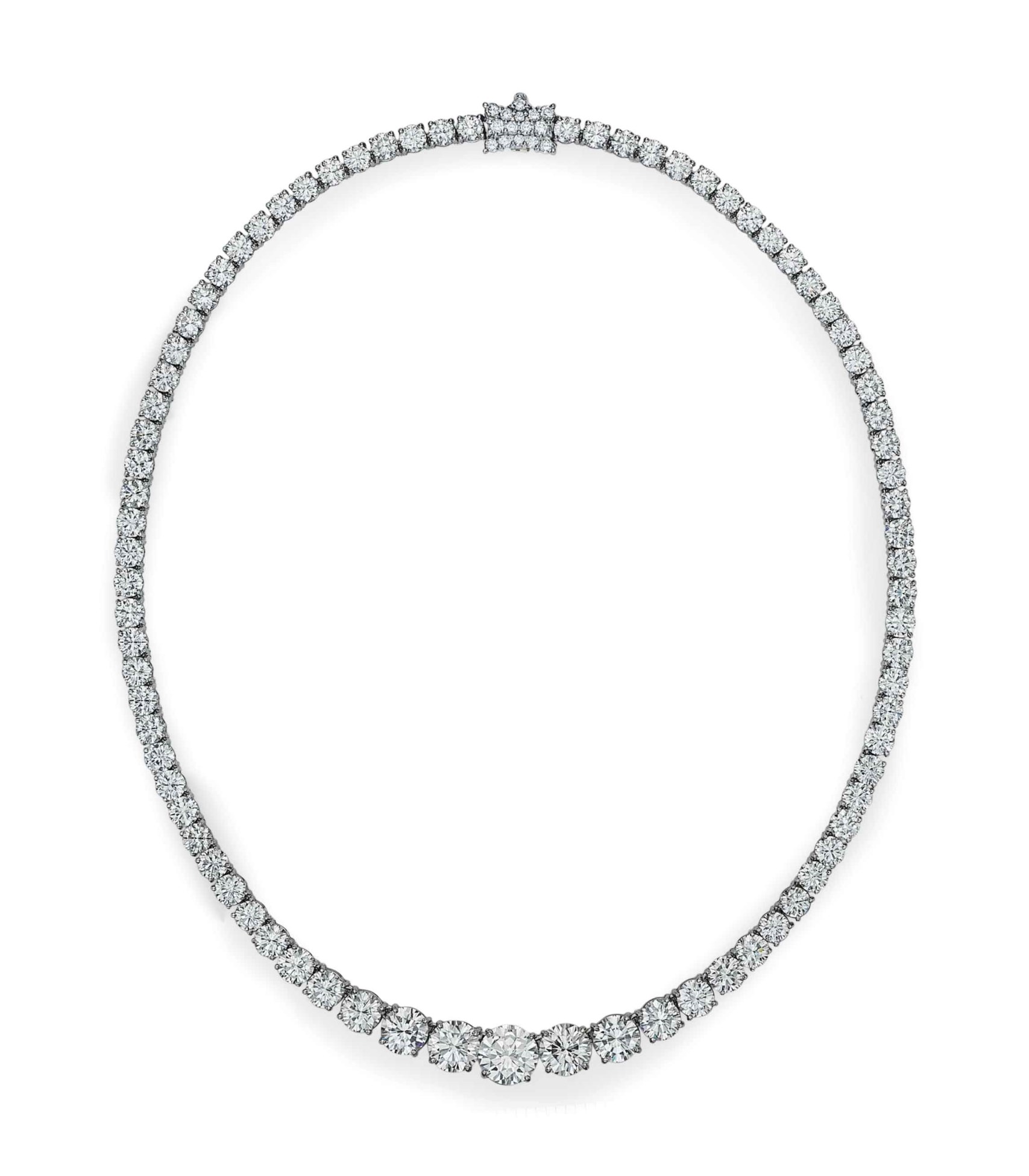 A DIAMOND RIVIÈRE NECKLACE Christie's