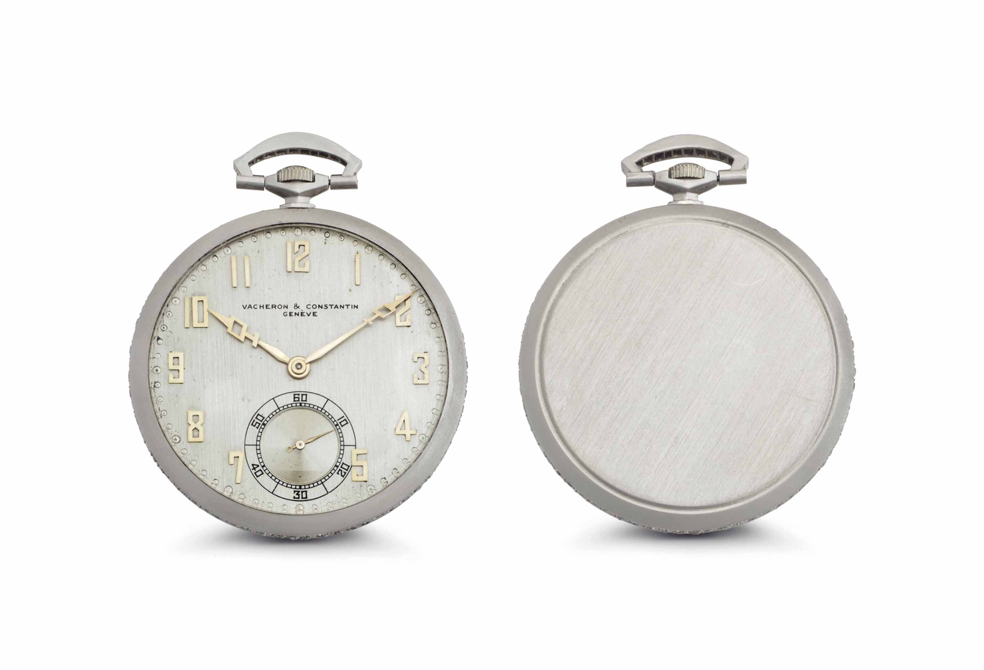 Platinum vacheron constantin pocket watch store