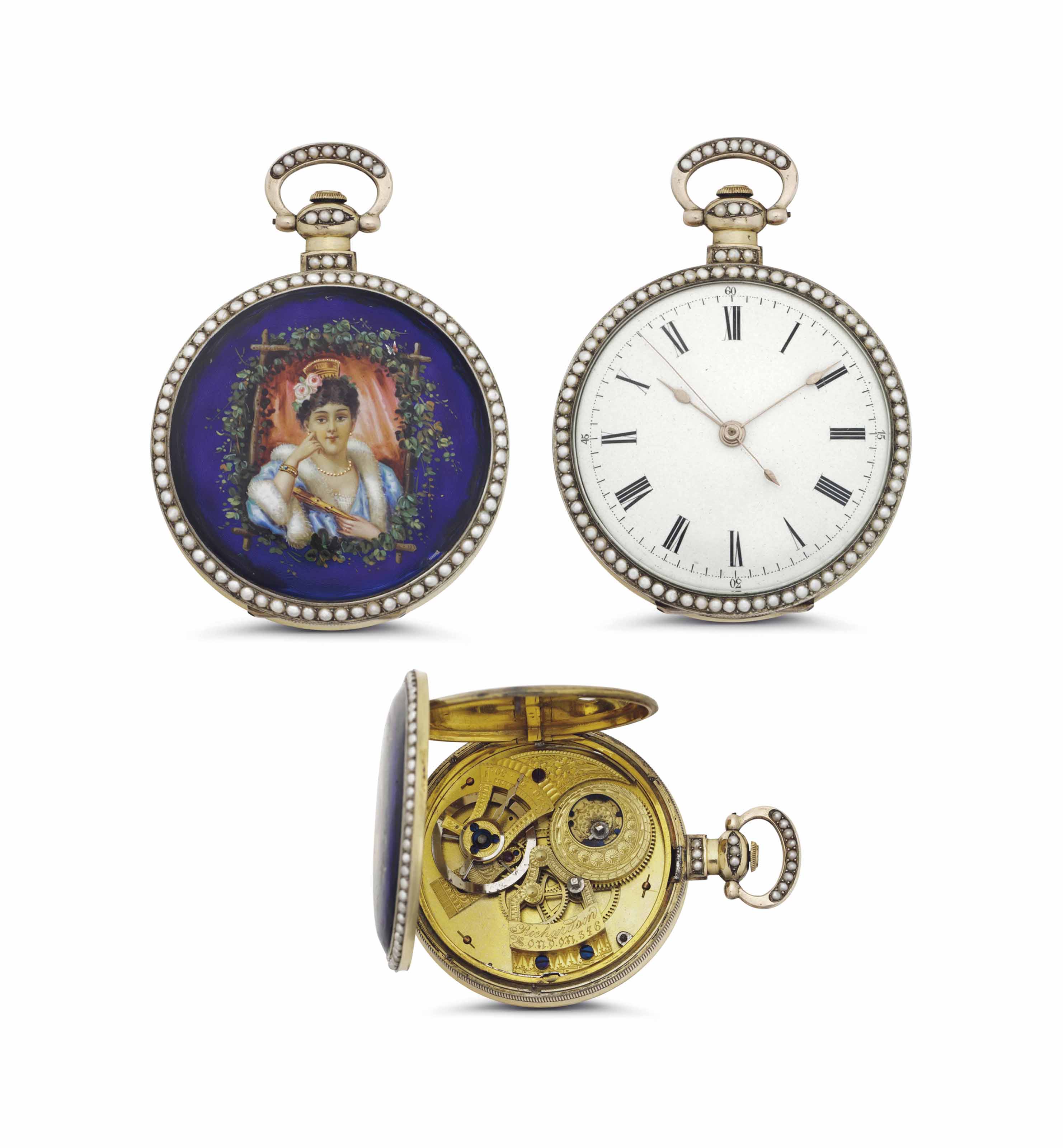 Courvoisier freres deals pocket watch