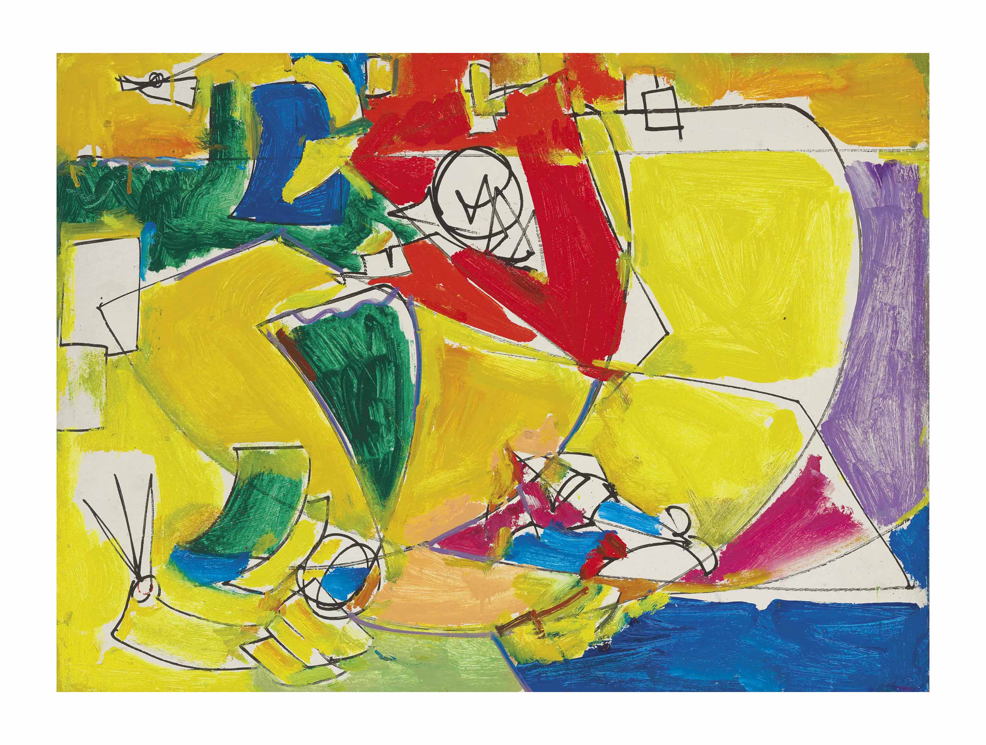 Hans Hofmann 1880 1966 The Face Christie s