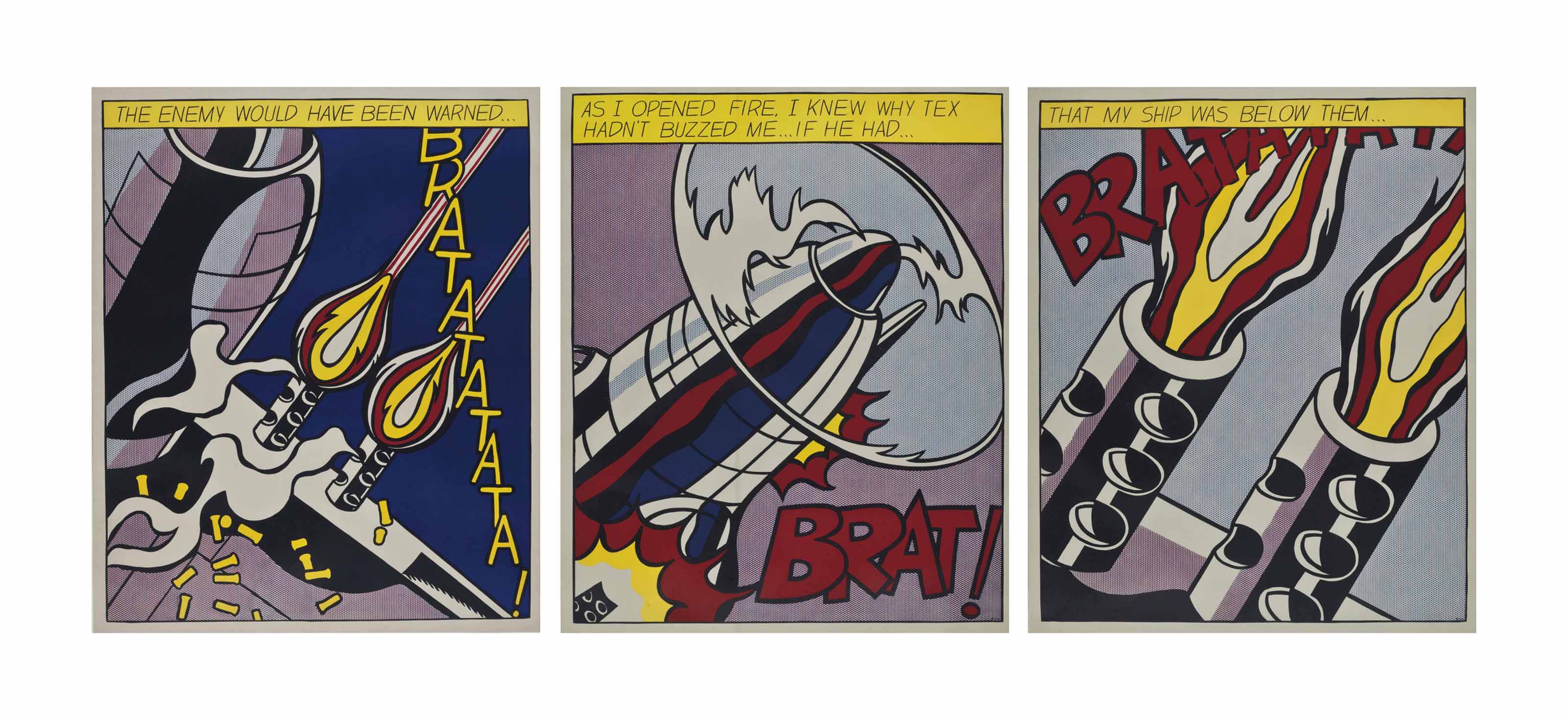 ROY LICHTENSTEIN , As I Open Fire Christie's
