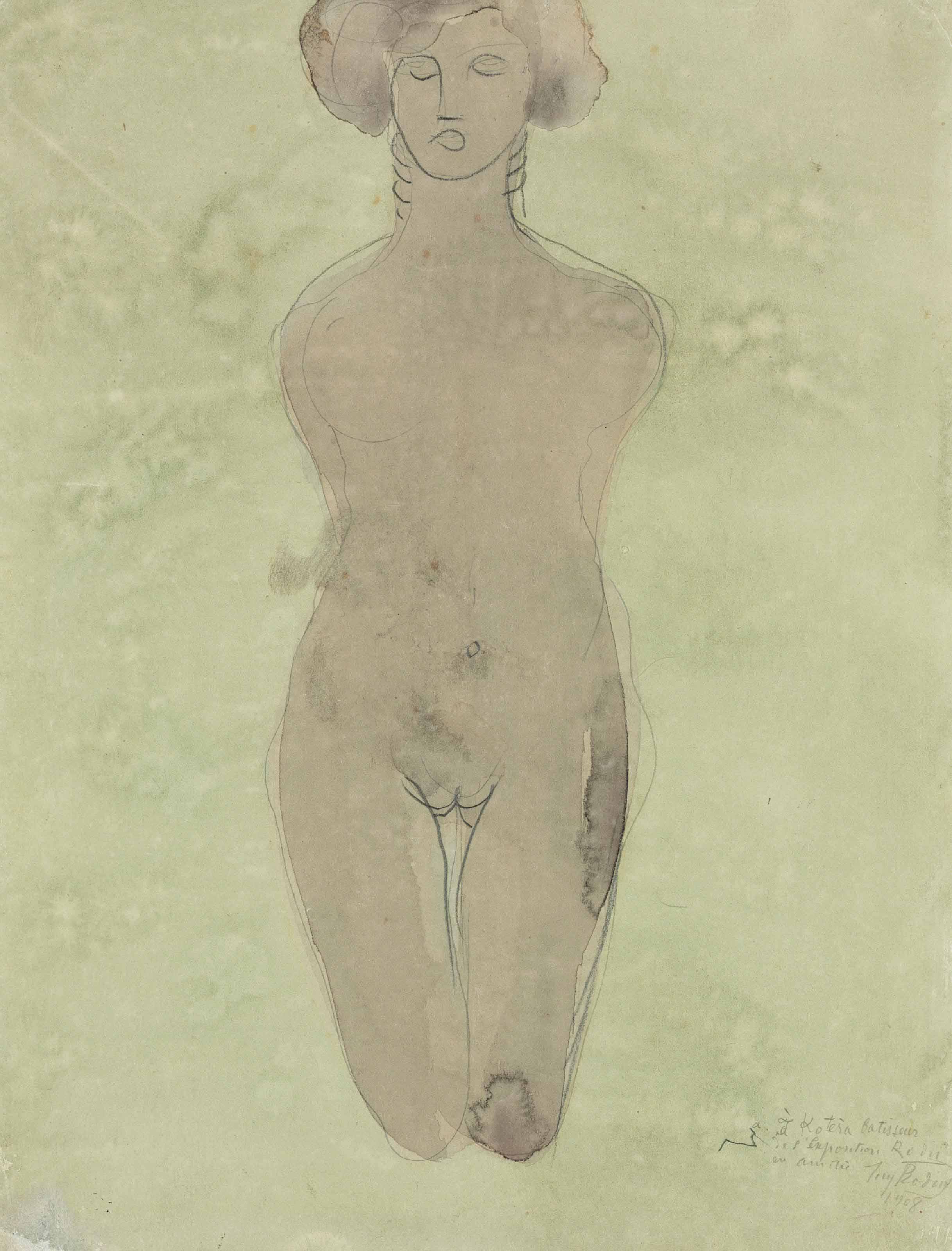 Femme-vase immergée dans l’eau