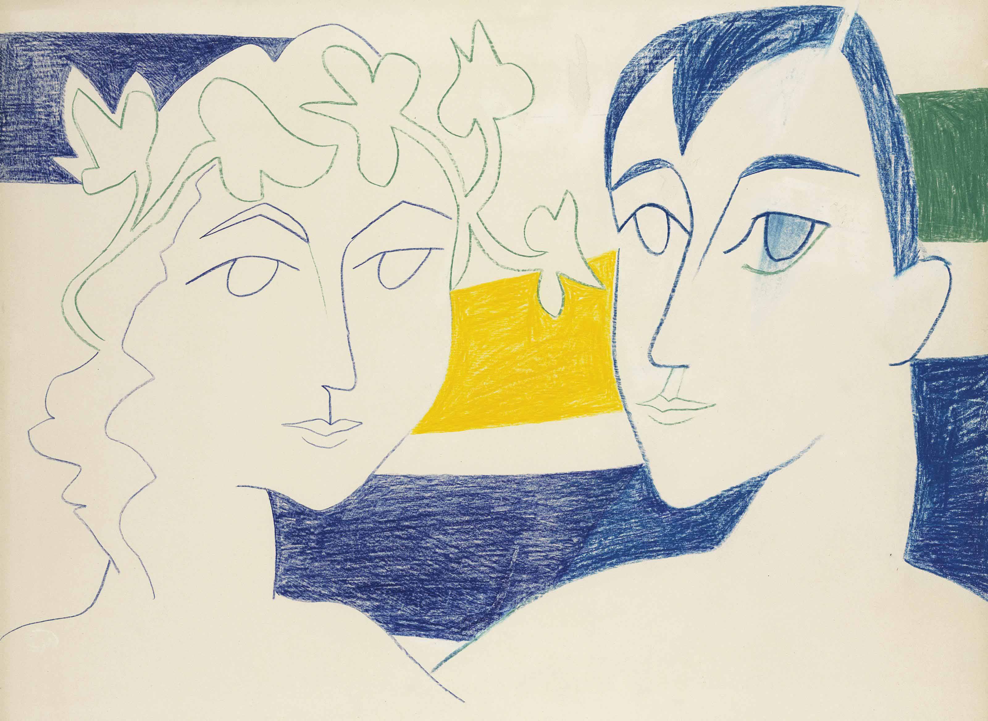 Francoise Gilot (b. 1921) , Les Adolescents Christie's