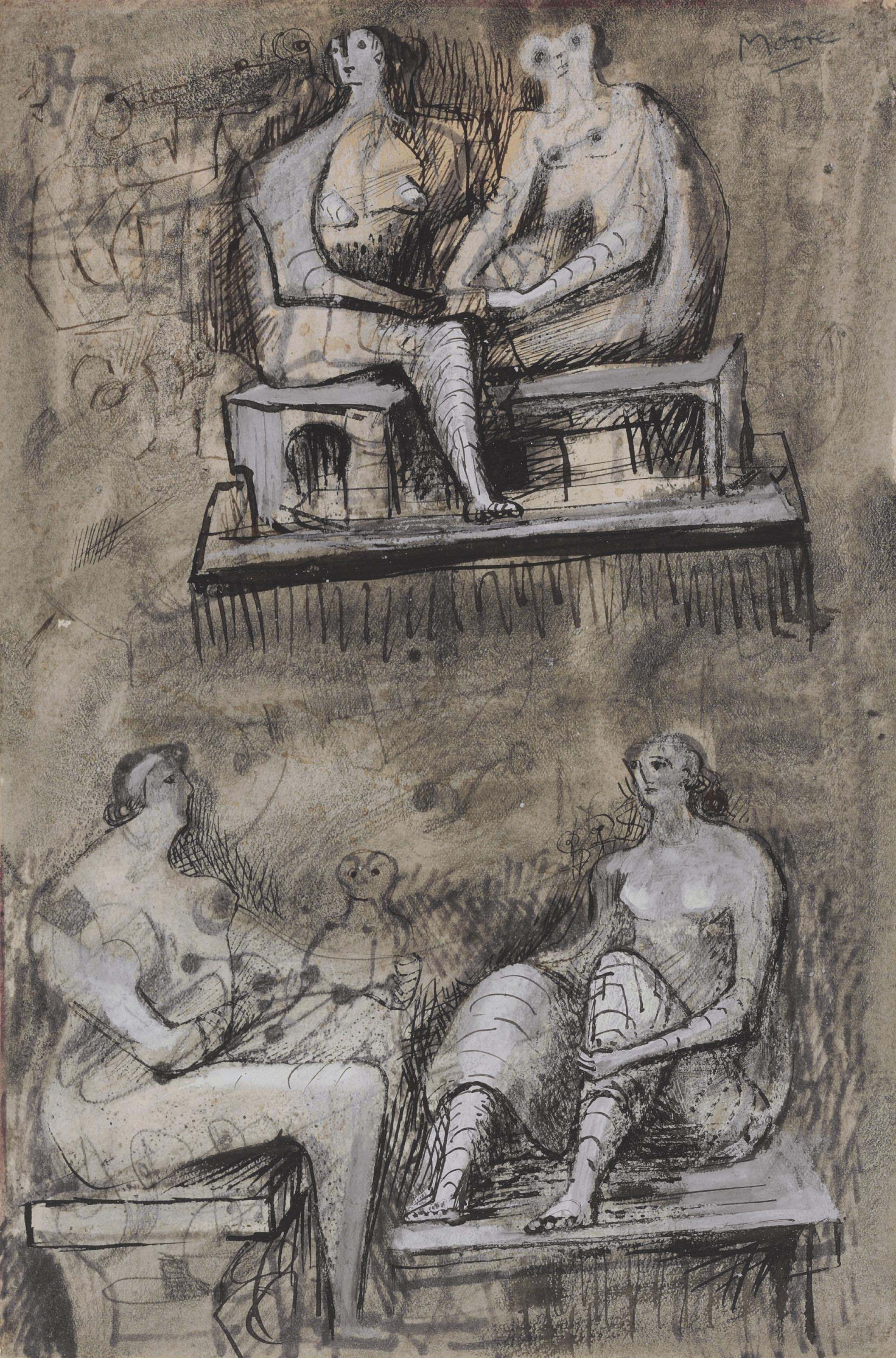 Mother and Child: Studies for Sculpture