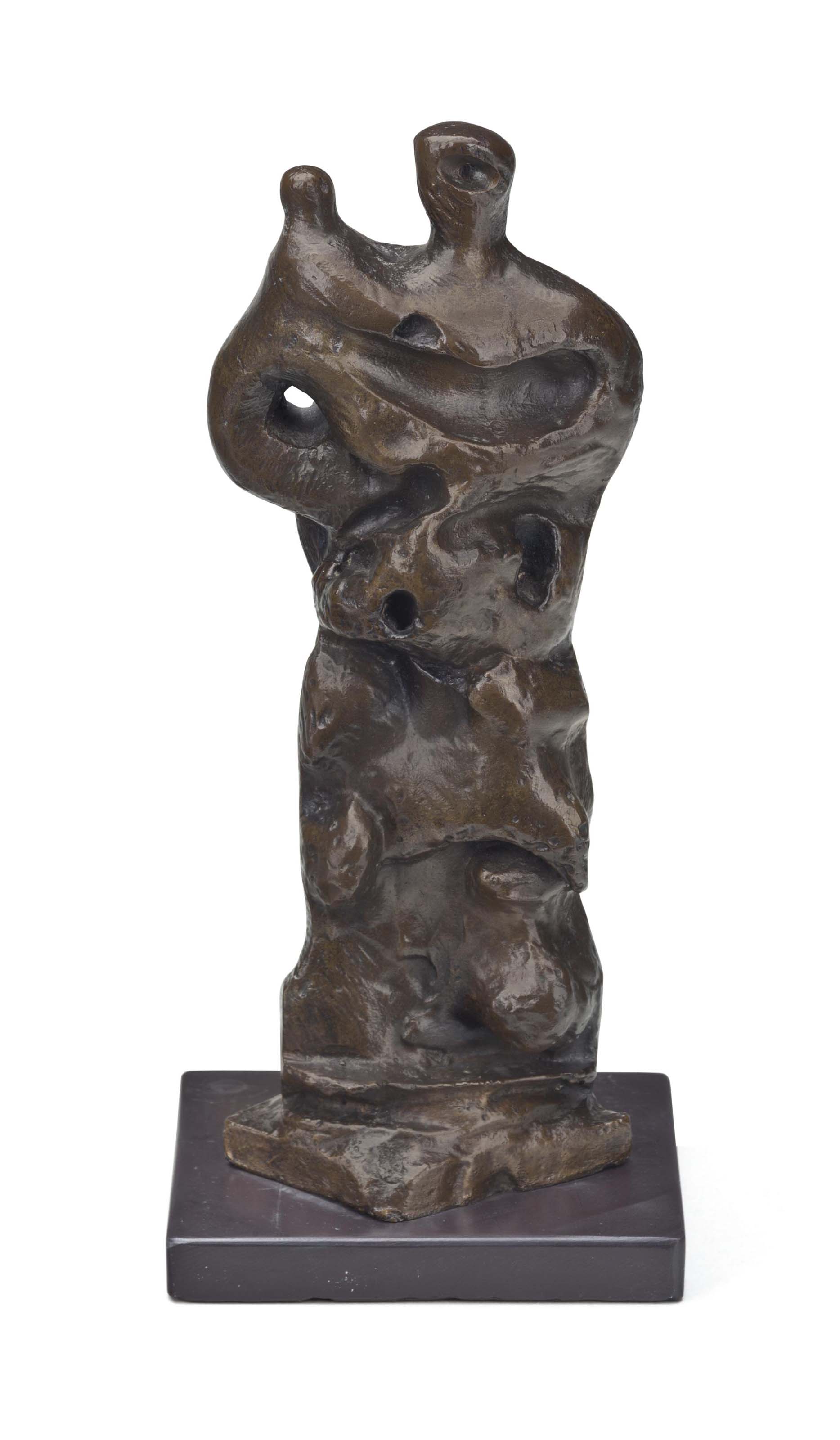 Standing Mother and Child: Holes