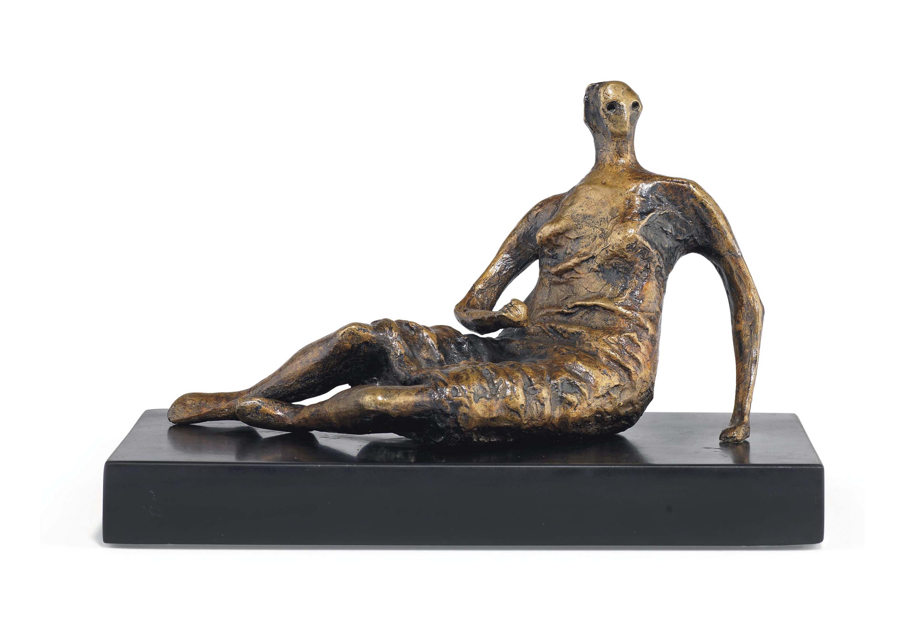 Maquette for Draped Reclining Woman