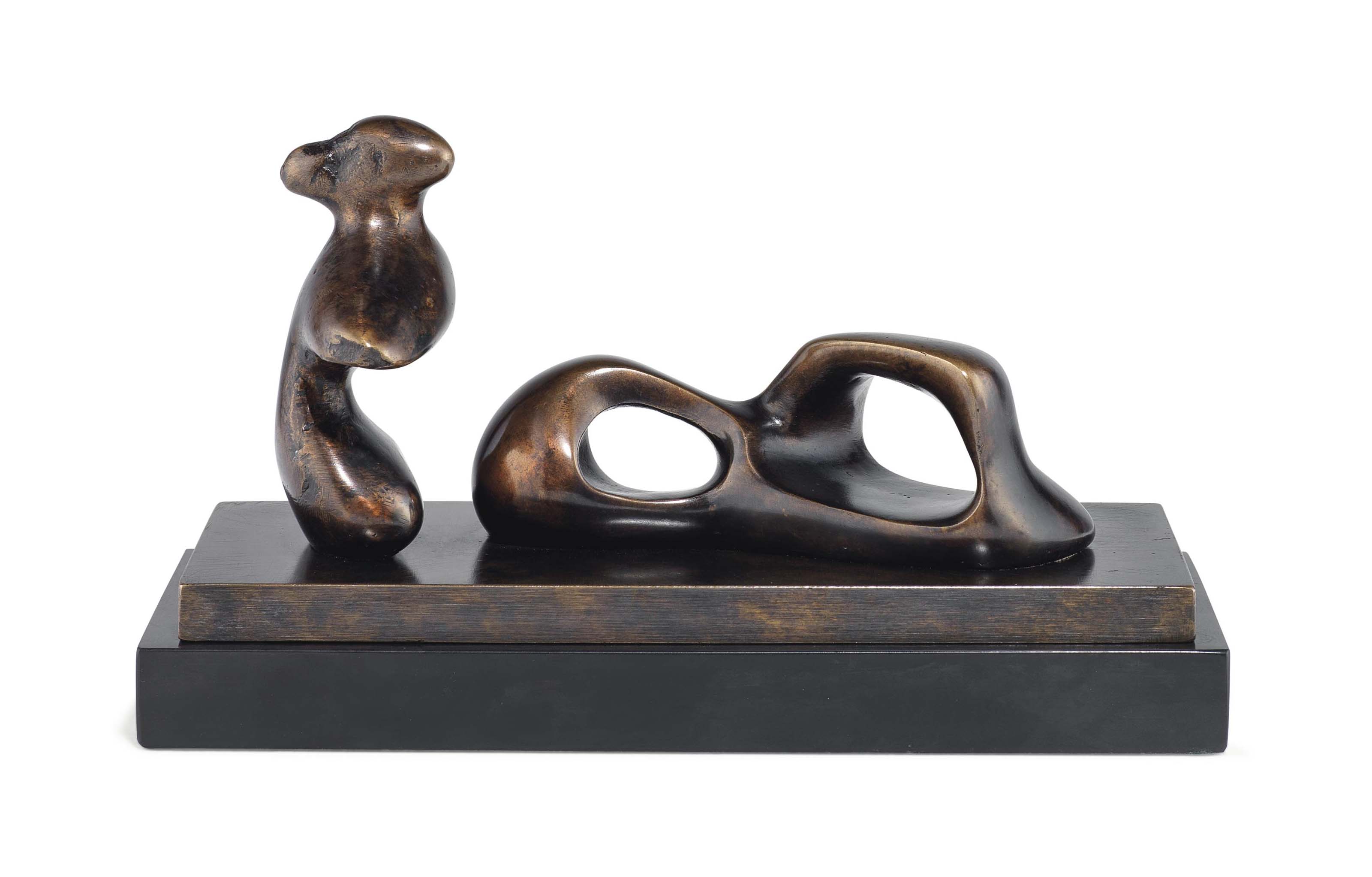 Two Piece Reclining Figure: Bust