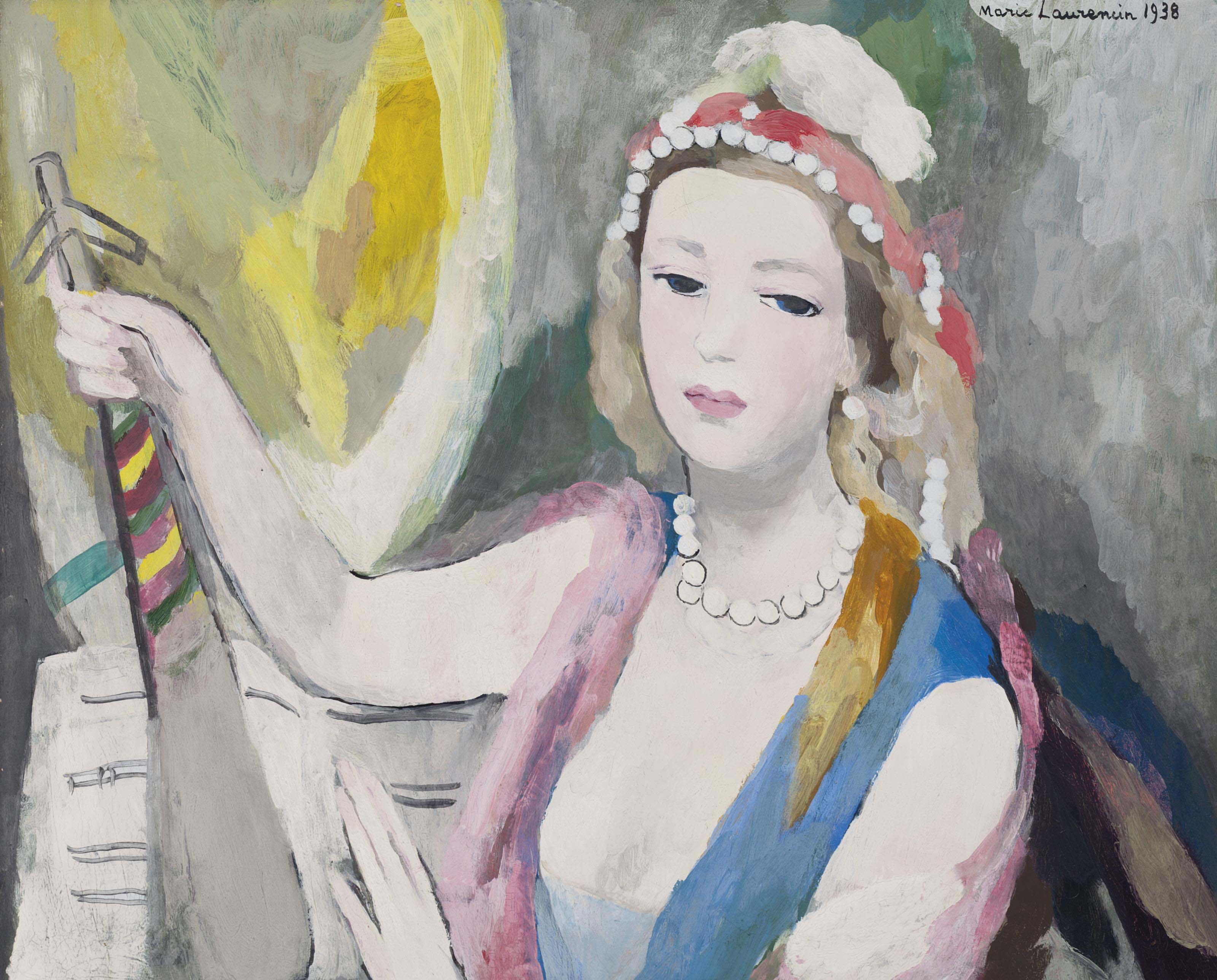 Marie Laurencin (18831956) , Jeune fille au luth Christie's