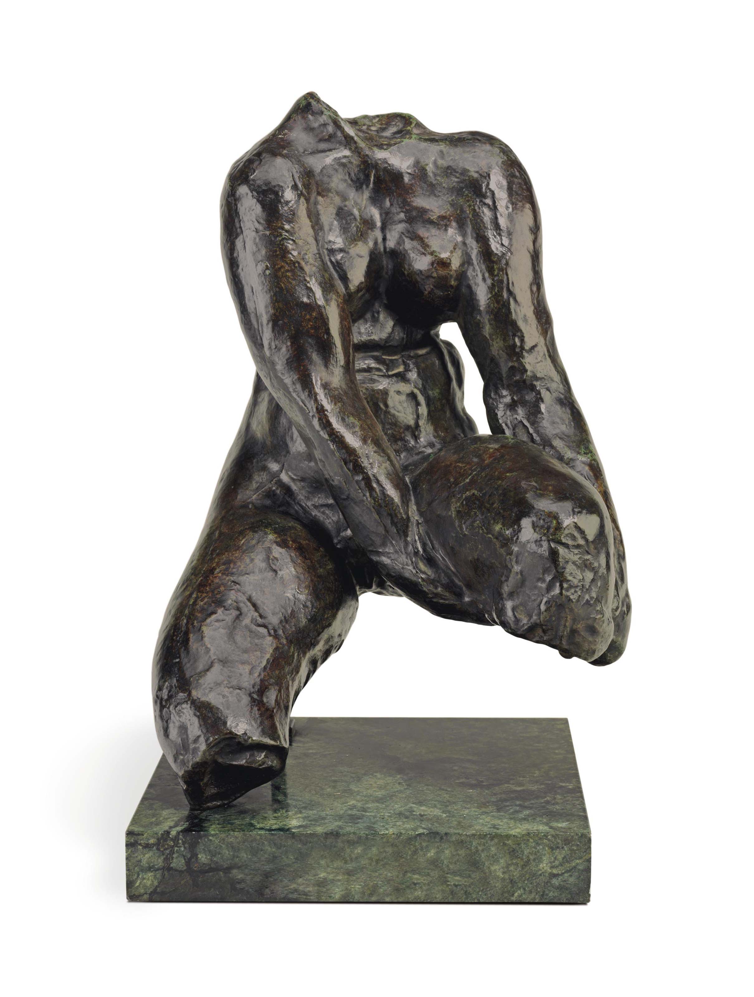 Torse féminin assis dit aussi "Torse Morhardt," grand modèle