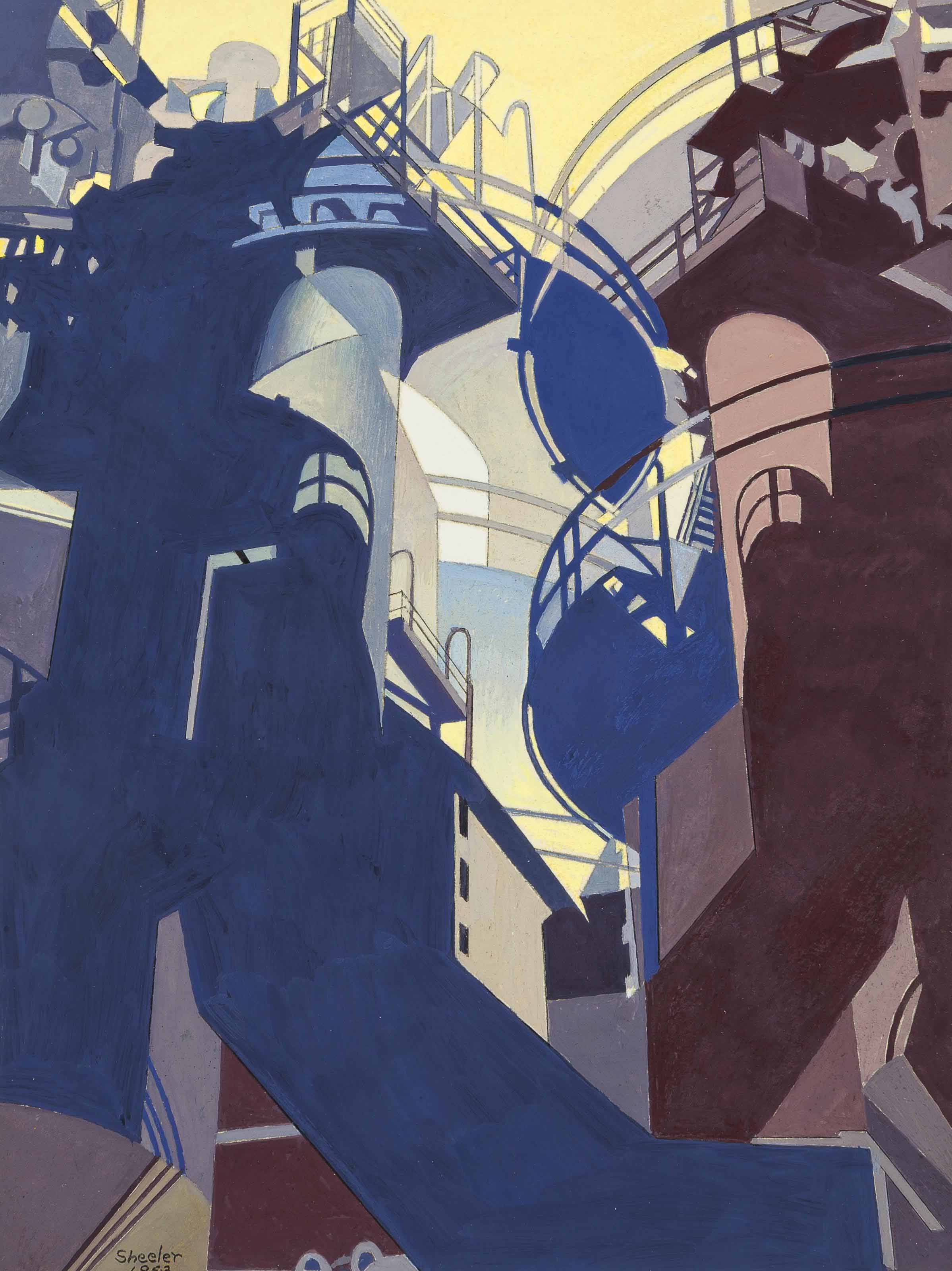 Charles Sheeler (1883-1965), Ore Into Iron | Christie's