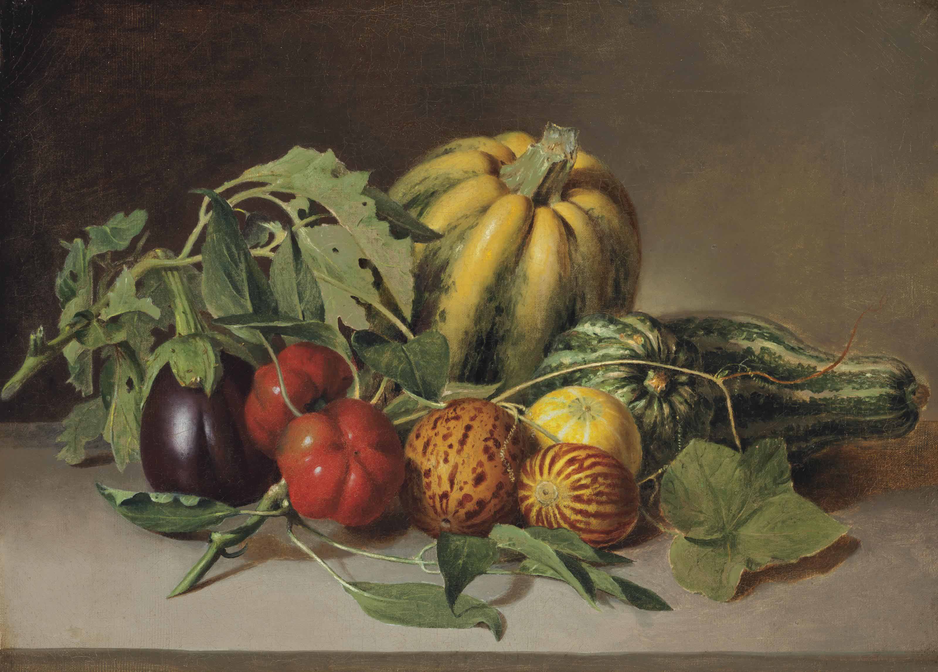 James Peale, Sr. (1749-1831) | Vegetables: Still Life | 19th ...