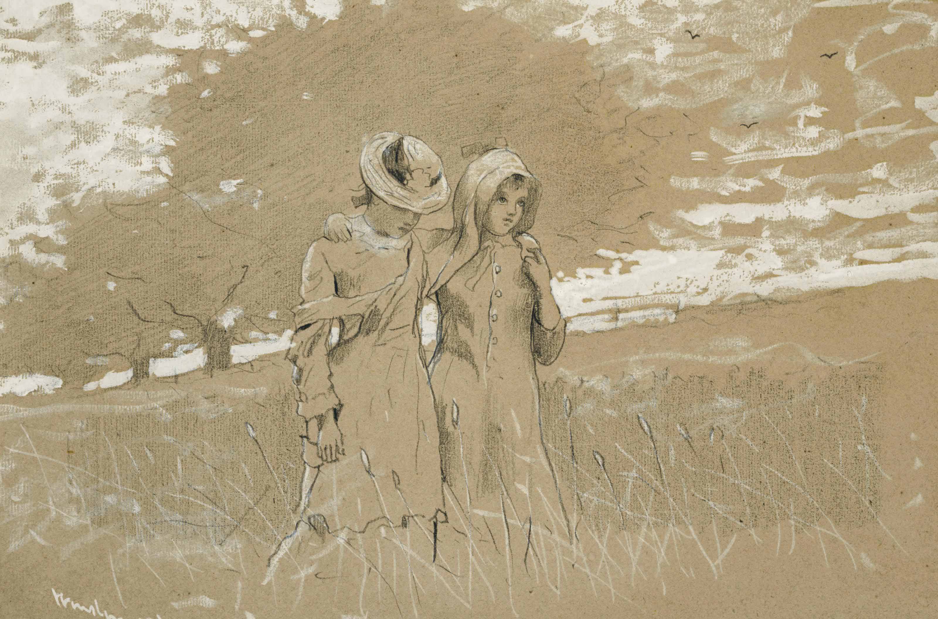 Winslow Homer (18361910) , Through the Fields Christie's