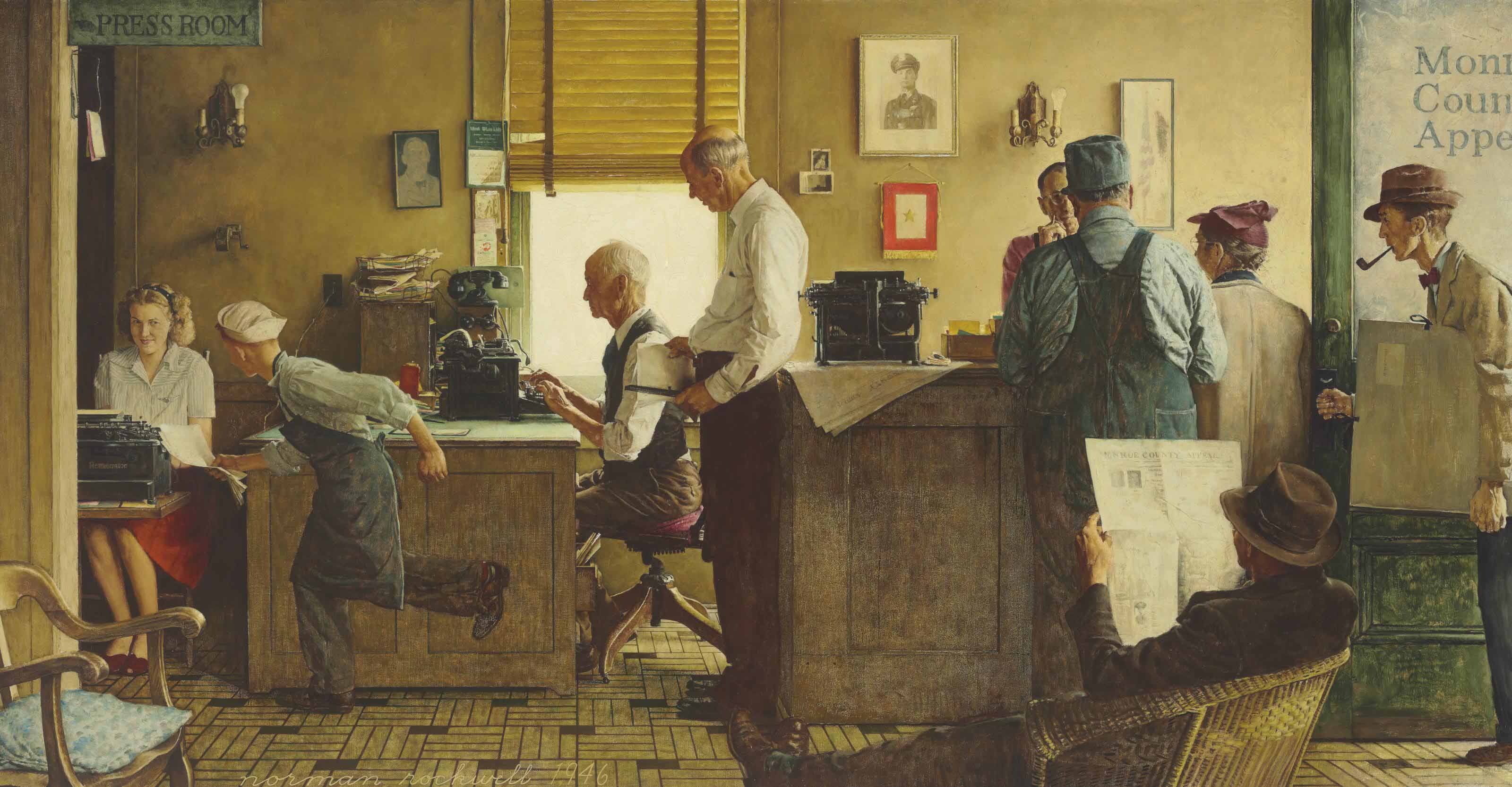 Norman Rockwell 1894 1978 Norman Rockwell Visits A Country