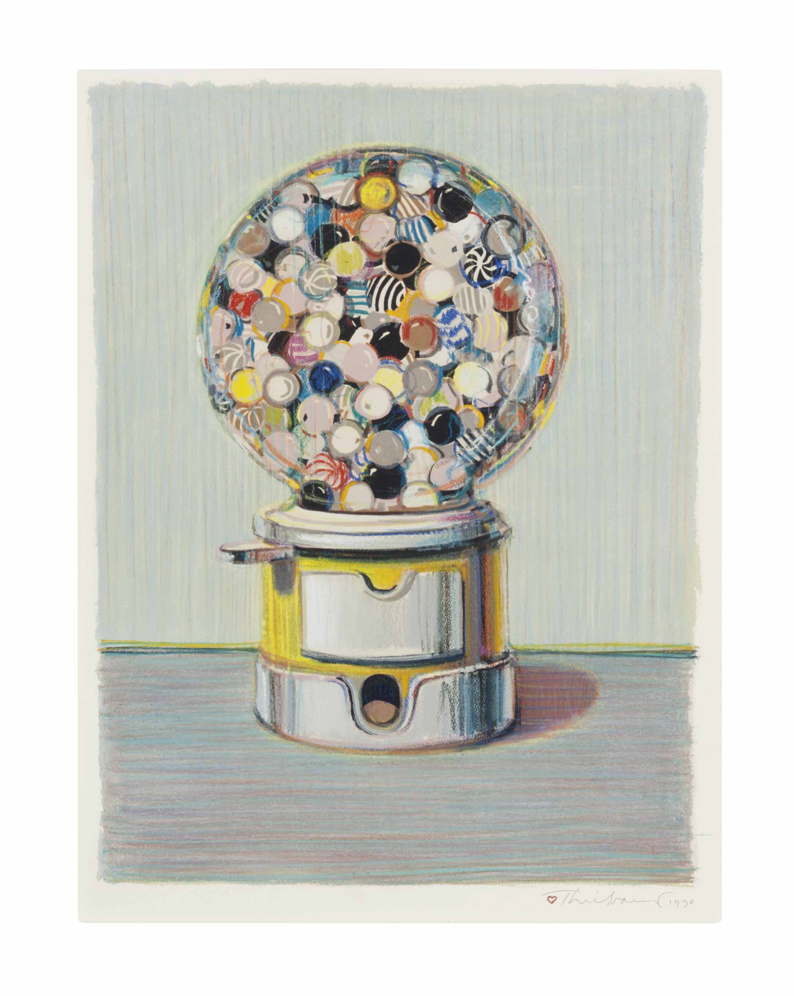 Wayne Thiebaud (b. 1920) , Jawbreaker Machine Christie's