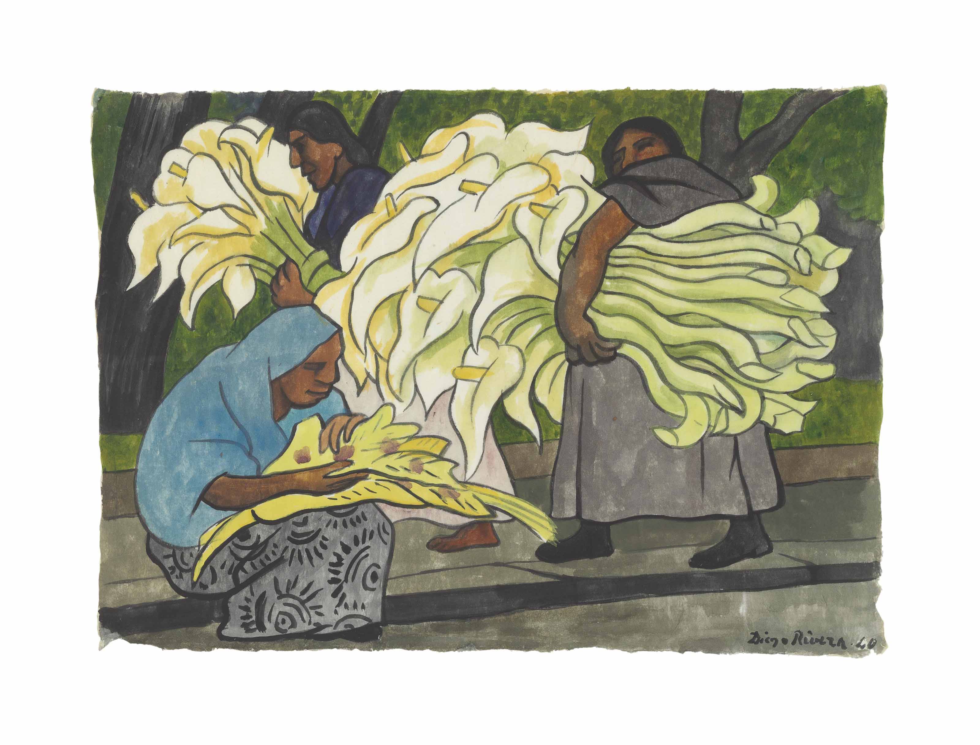 Cargando alcatraces (Tres mujeres, una sentada)