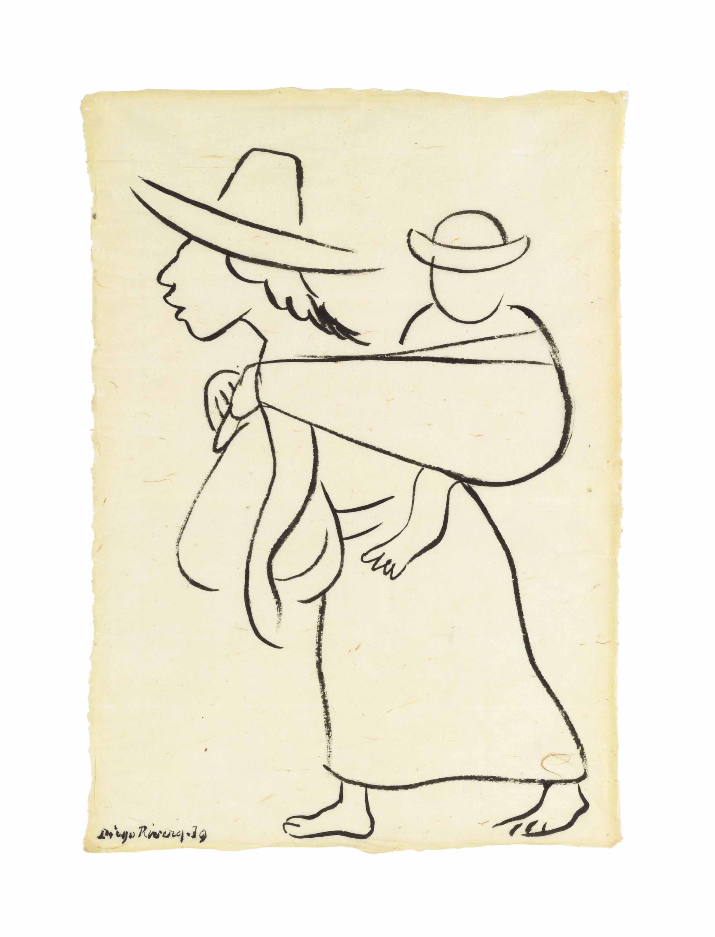 Diego Rivera (18861957) , Woman with Child Christie's