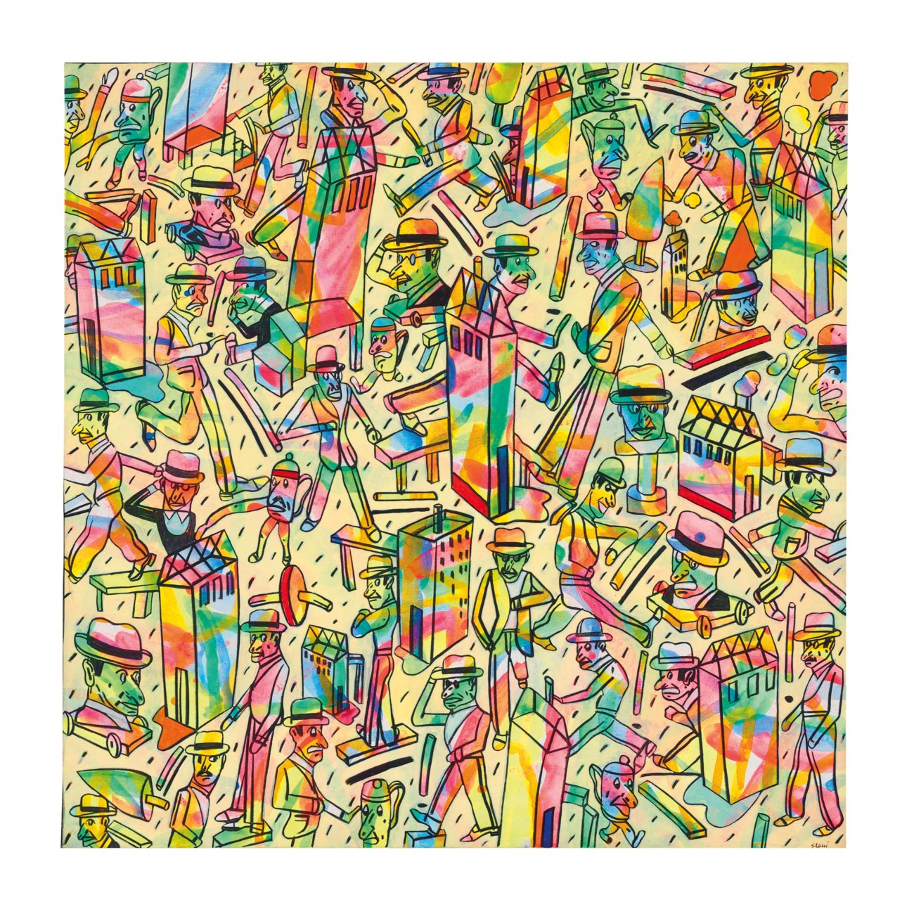 Antonio Seguí (b. 1934), Liberté de circulation Christie's