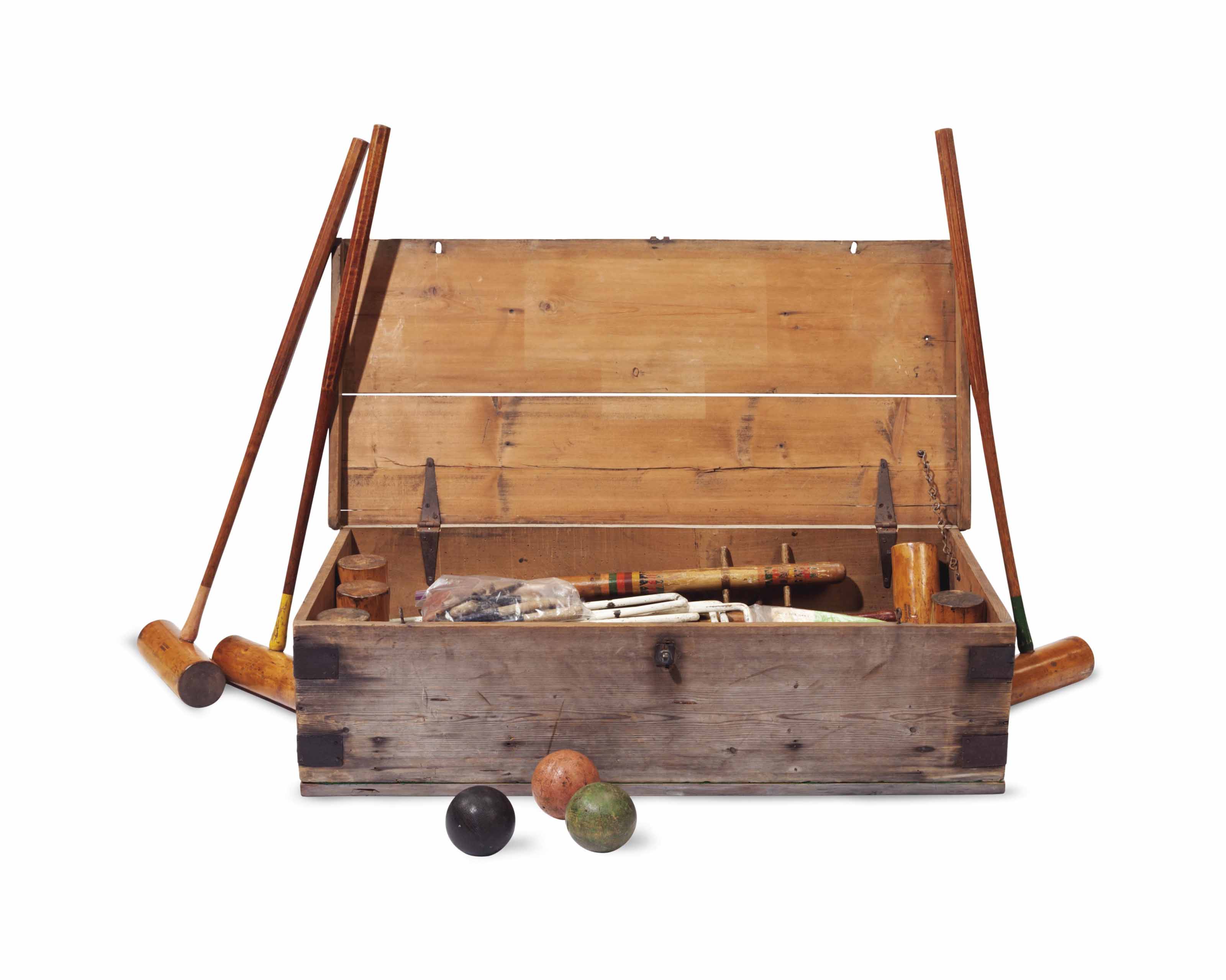 AN ENGLISH CROQUET SET , EARLY 20TH CENTURY Christie's