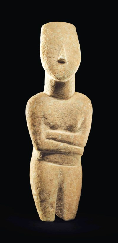 cycladic marble figures