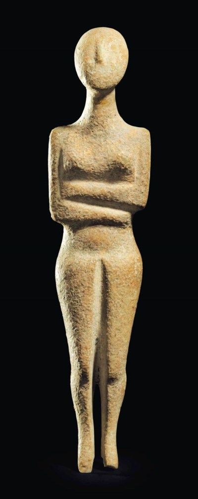 cycladic marble figures